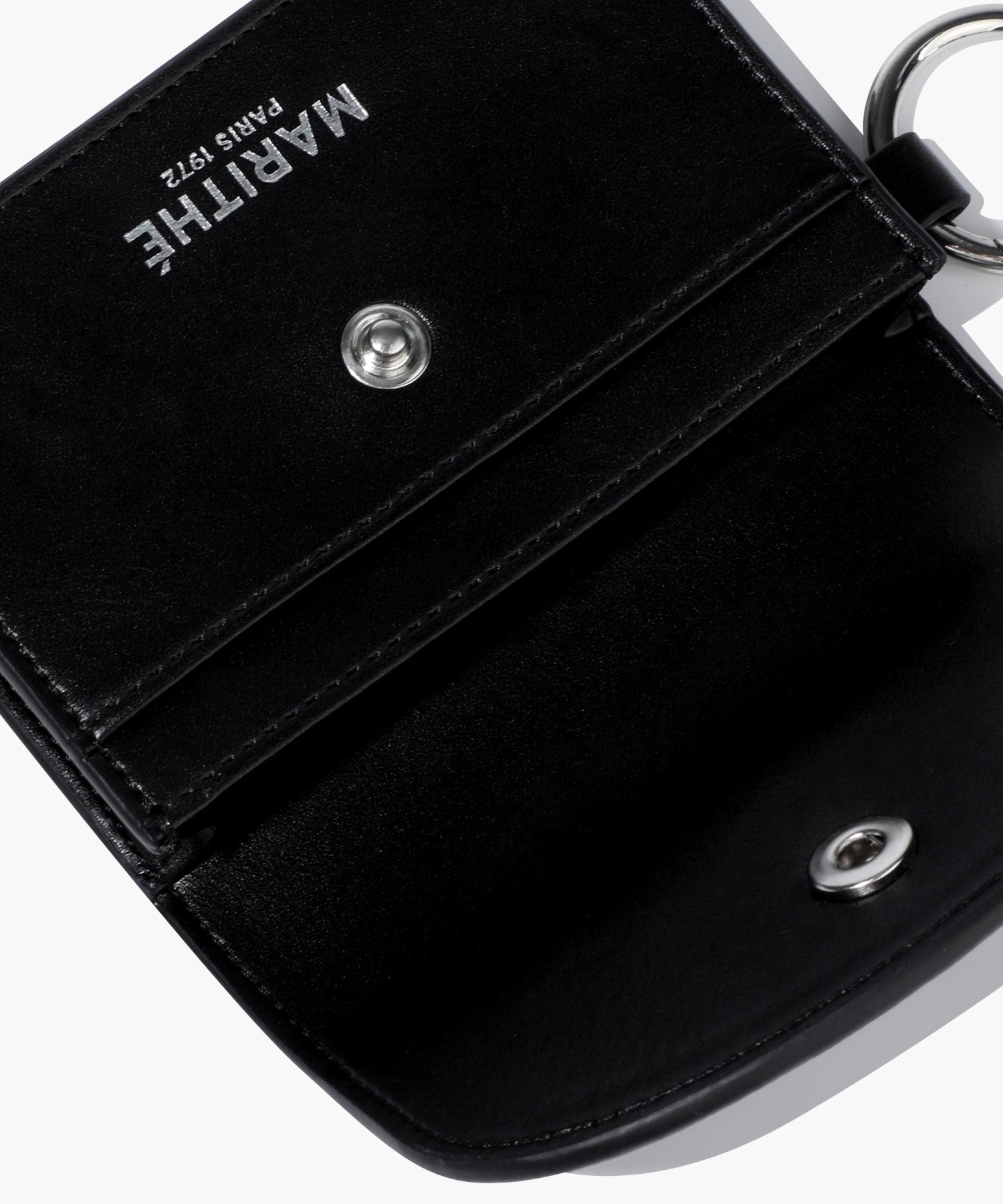 Marithe & Francois Girbaud - Regular Logo Keyring Wallet (Black) product image 5 | TRAB K-Fashion Australia