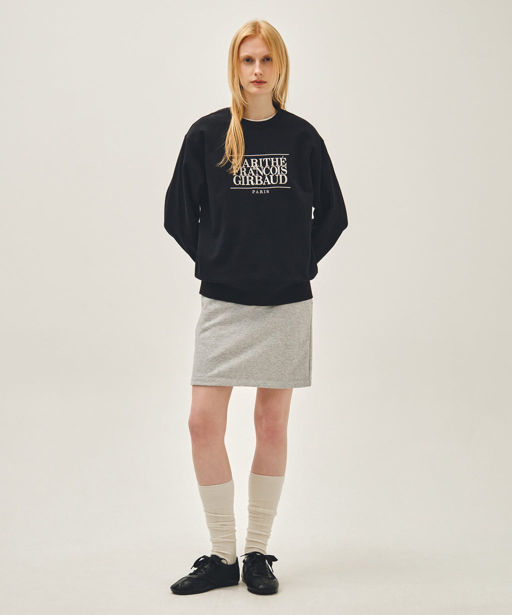 Marithe & Francois Girbaud - Classic Logo Embroidery Sweatshirt (Navy) product image 5 | TRAB K-Fashion Australia
