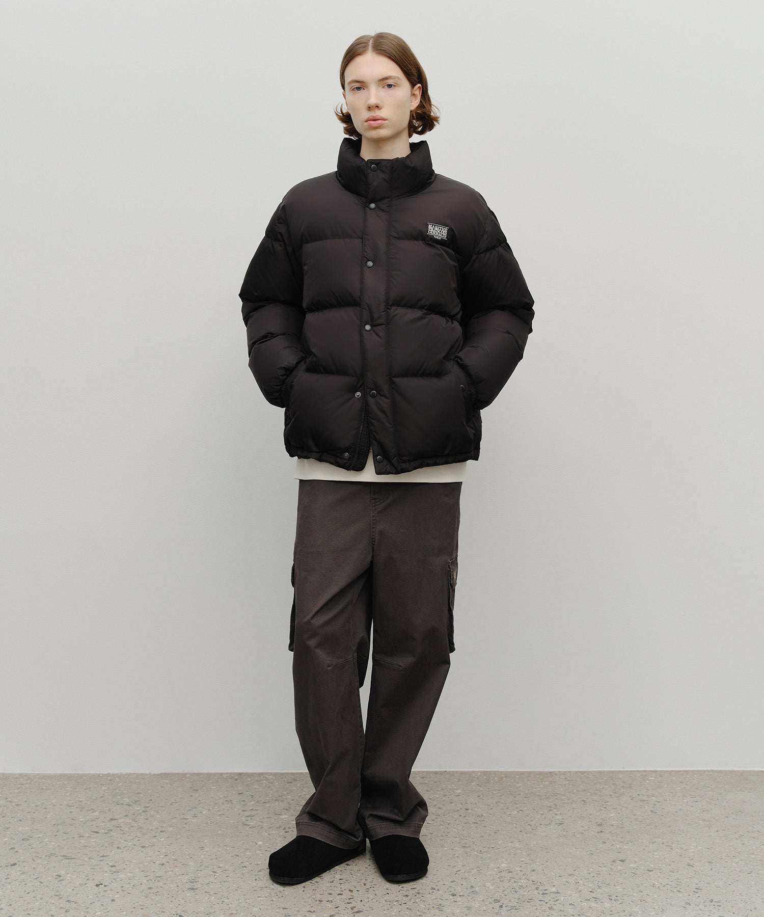 Marithe & Francois Girbaud - Classic Logo Down Jacket (Black) product image 5 | TRAB K-Fashion Australia