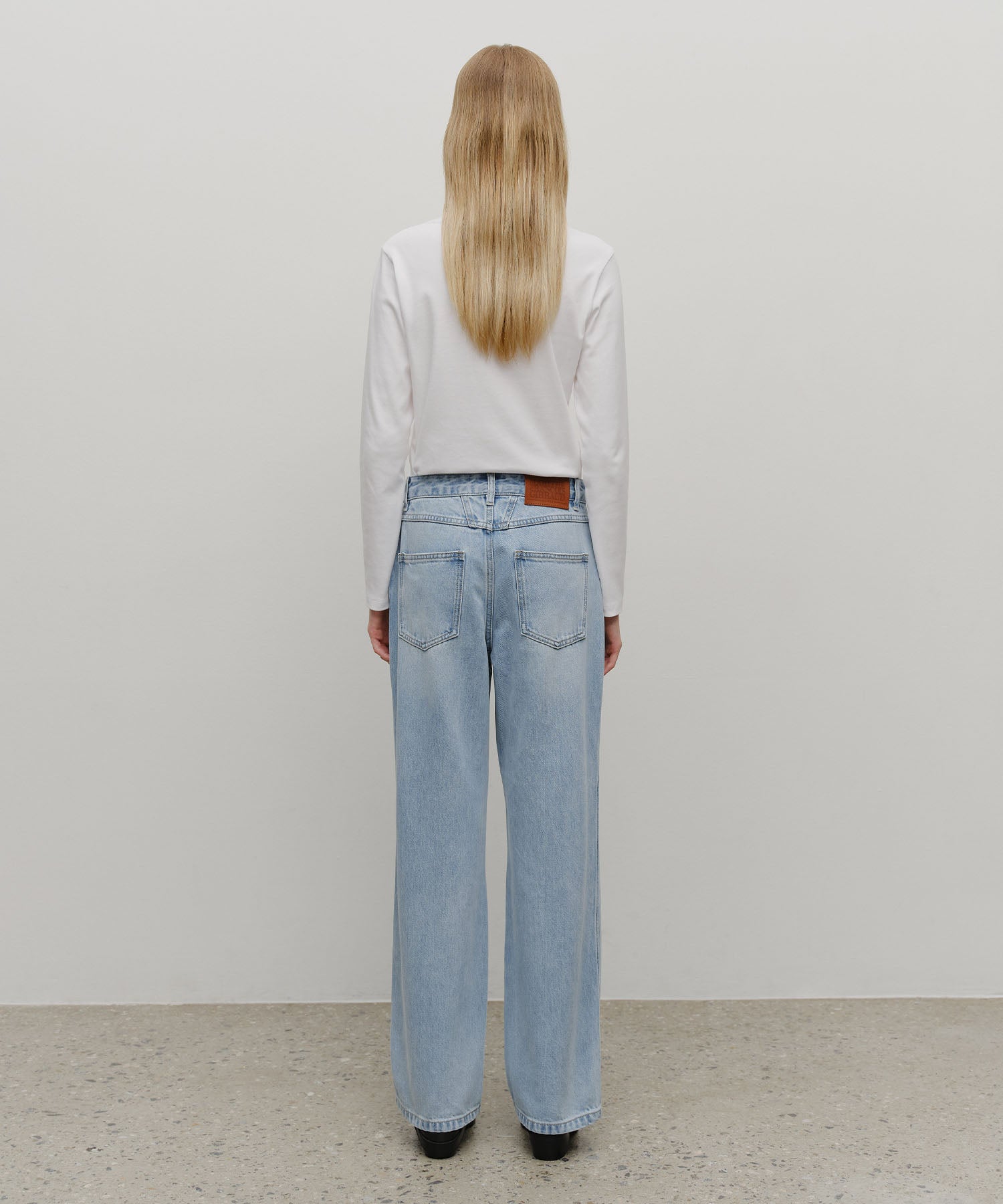 Marithe & Francois Girbaud - High Straight Denim Pants (Light Blue) product image 5 | TRAB K-Fashion Australia