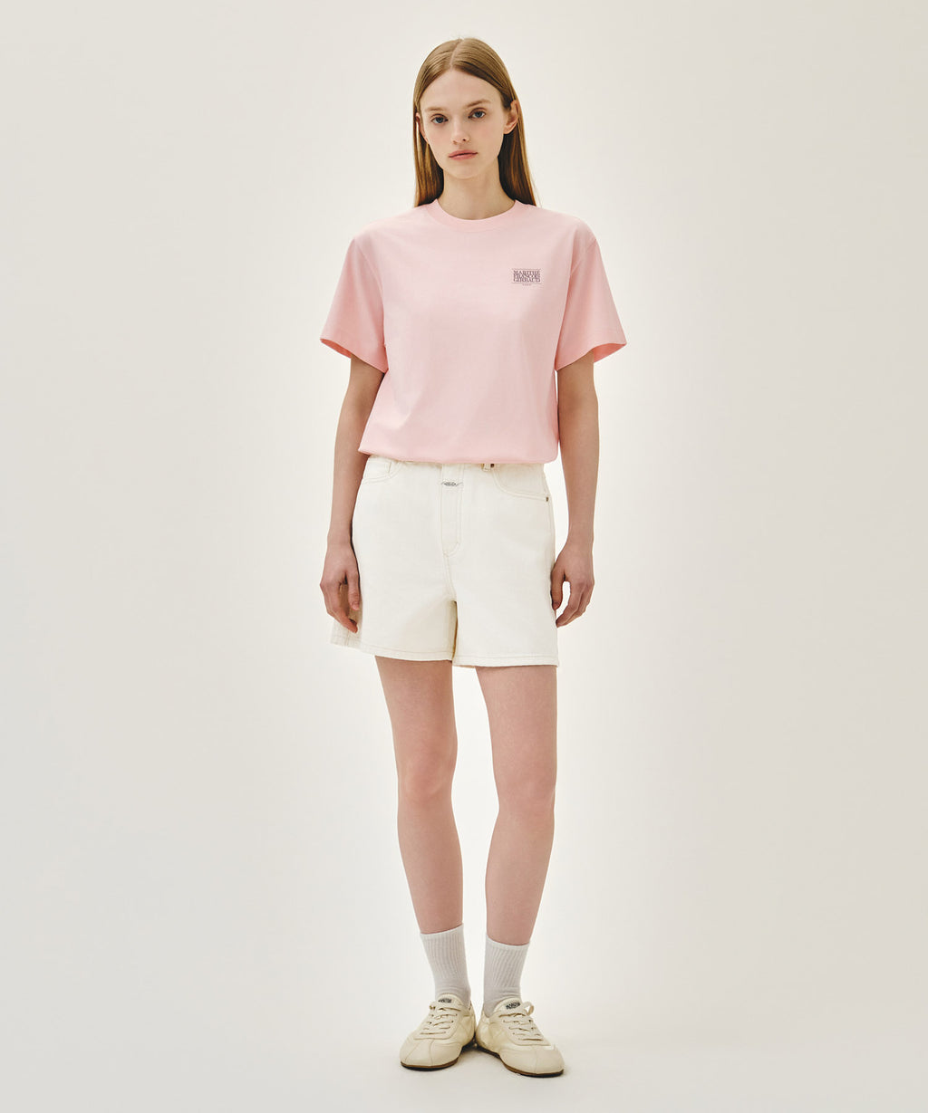 Marithe & Francois Girbaud - Aerocool Small Classic Logo Tee (Pink) product image 5 | TRAB K-Fashion Australia