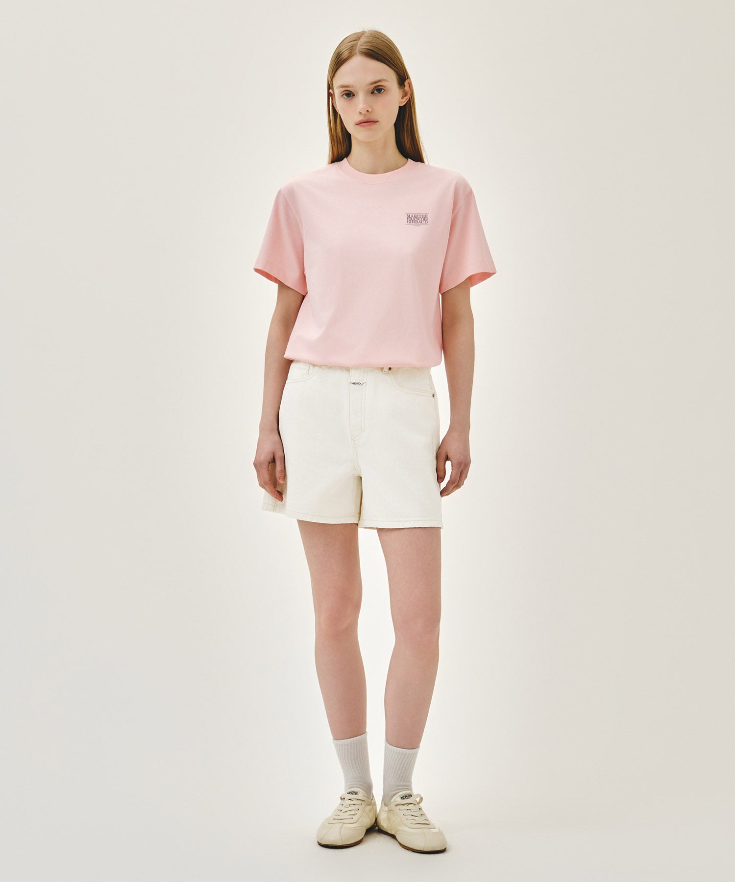Marithe & Francois Girbaud - Aerocool Small Classic Logo Tee (Pink) product image 5 | TRAB K-Fashion Australia