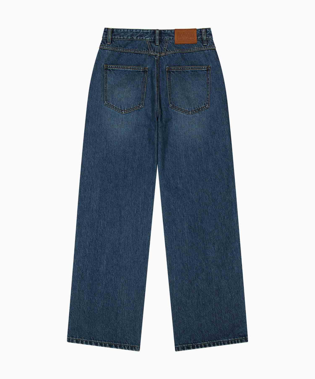 Marithe & Francois Girbaud - New M High Straight Denim Pants (Dark Blue) product image 5 | TRAB K-Fashion Australia
