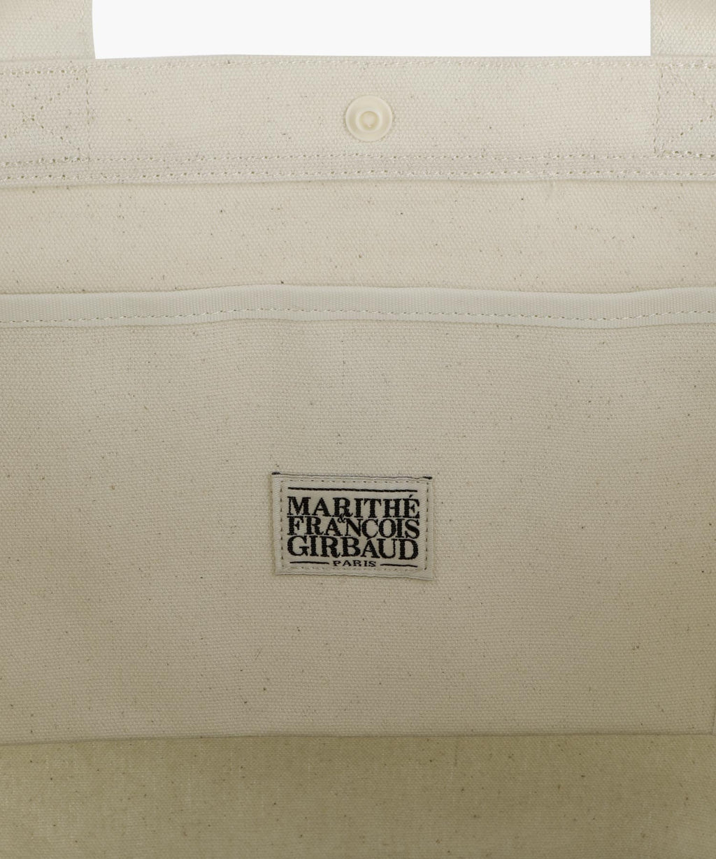 Marithe & Francois Girbaud - Classic Logo Big Shopper Bag (Natural) product image 5 | TRAB K-Fashion Australia