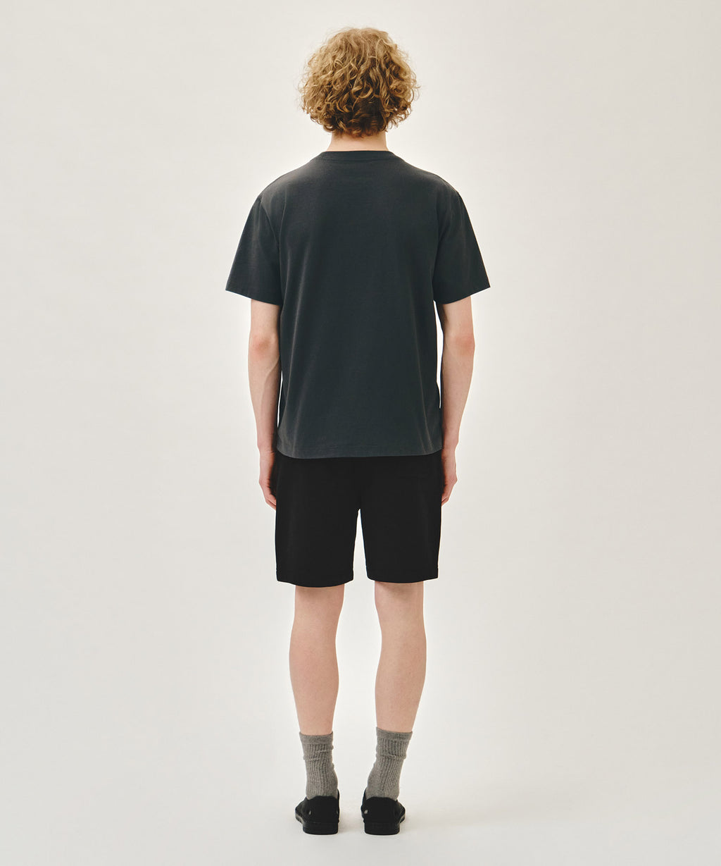 Marithe & Francois Girbaud - Classic Logo Sweat Shorts (Black) product image 5 | TRAB K-Fashion Australia