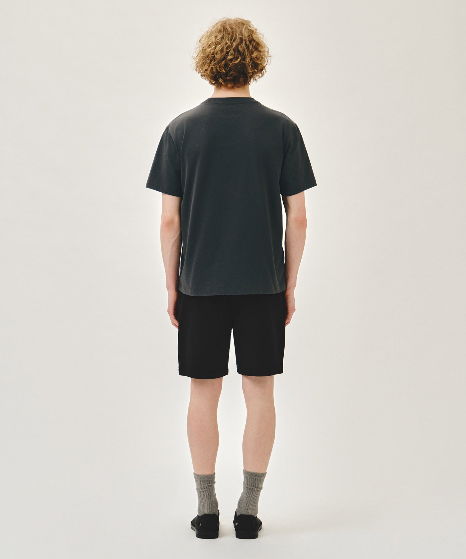 Marithe & Francois Girbaud - Classic Logo Sweat Shorts (Black) product image 5 | TRAB K-Fashion Australia