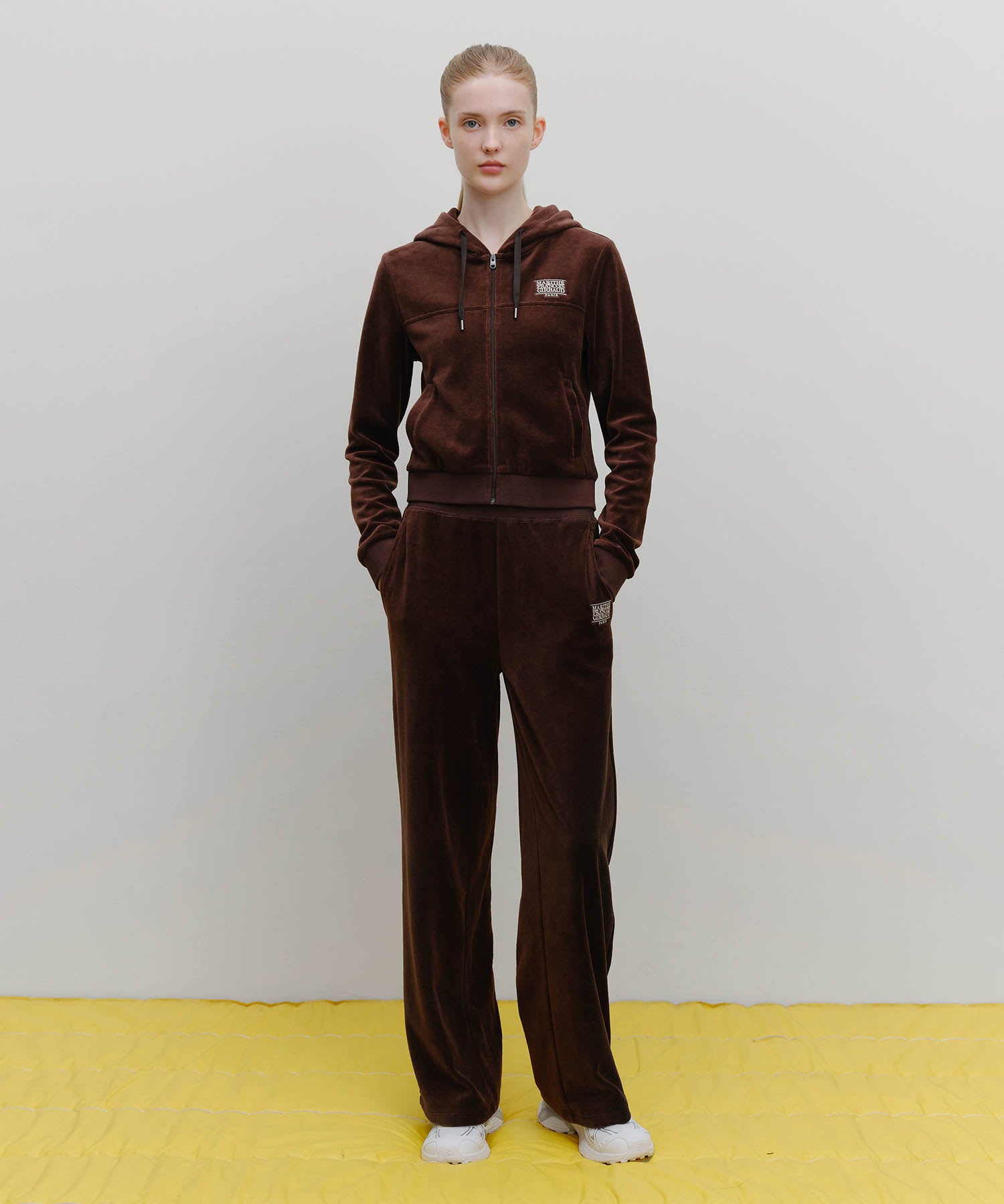 Marithe & Francois Girbaud - Marithe Sport W Velvet Jacket (Brown) product image 5 | TRAB K-Fashion Australia
