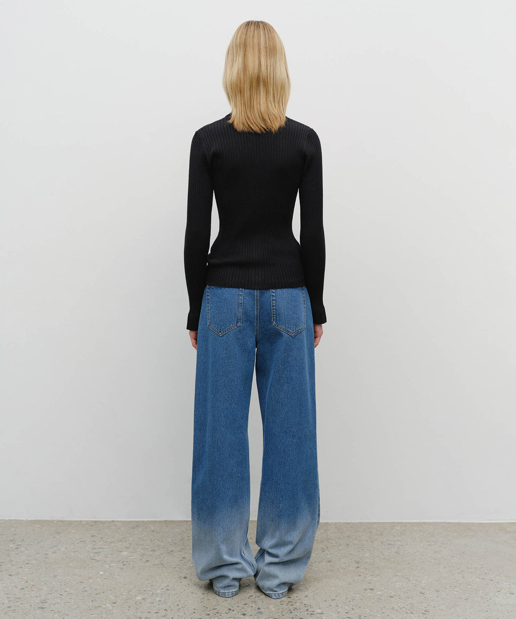 Marithe & Francois Girbaud - Gradation Denim Pants (Blue) product image 8 | TRAB K-Fashion Australia