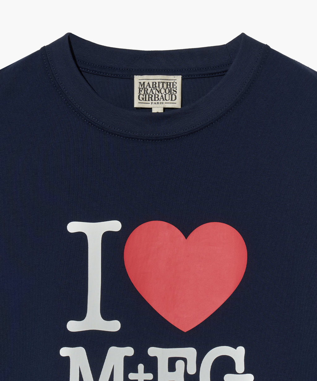 Marithe & Francois Girbaud - I Love Mfg Tee (Navy) product image 9 | TRAB K-Fashion Australia