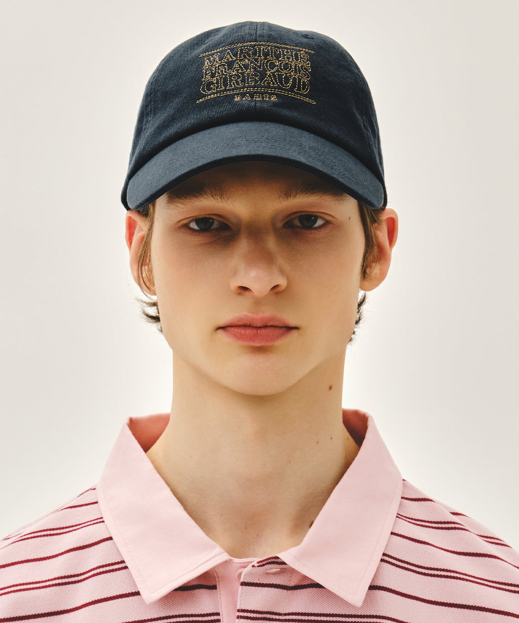 Marithe & Francois Girbaud - Doodle Classic Logo Covered Cap (Dark Blue) product image 5 | TRAB K-Fashion Australia