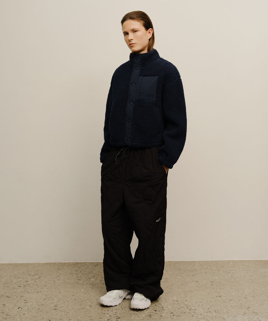 Marithe & Francois Girbaud - Marithe Sport W Fleece Crop Jacket (Navy) product image 5 | TRAB K-Fashion Australia