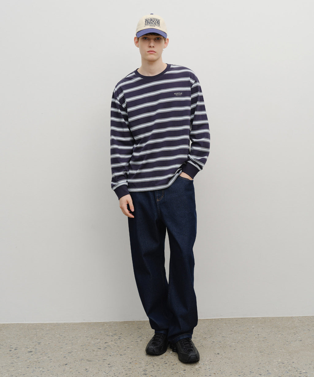 Marithe & Francois Girbaud - Multi Color Stripe Long Sleeve (Navy) product image 5 | TRAB K-Fashion Australia