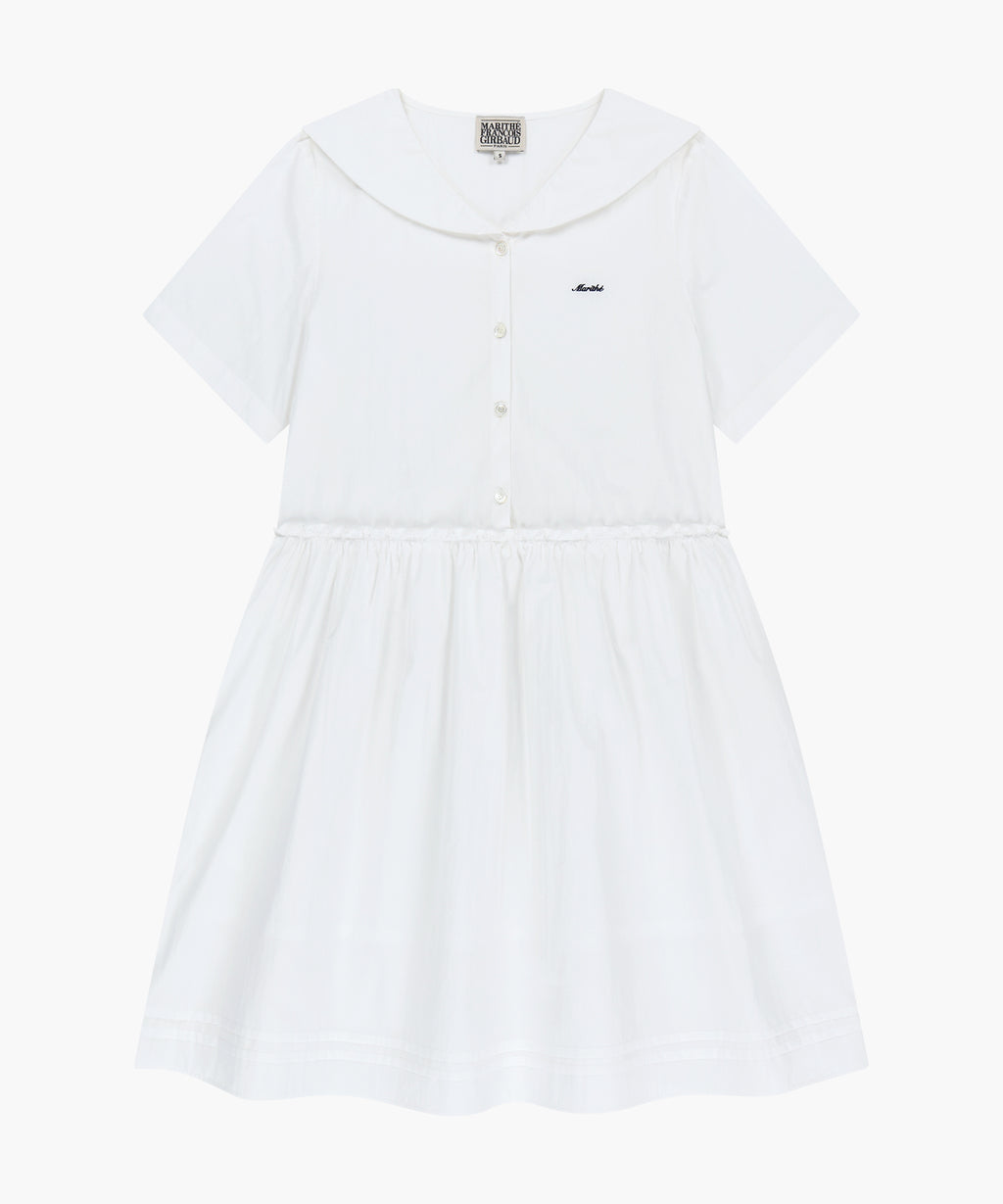 Marithe & Francois Girbaud - Marine Half Sleeve Onepiece (White) product image 5 | TRAB K-Fashion Australia