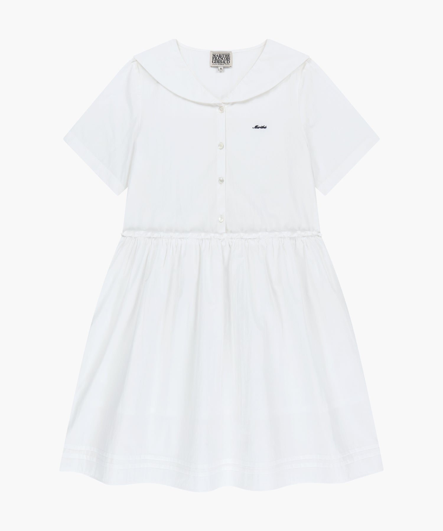 Marithe & Francois Girbaud - Marine Half Sleeve Onepiece (White) product image 5 | TRAB K-Fashion Australia