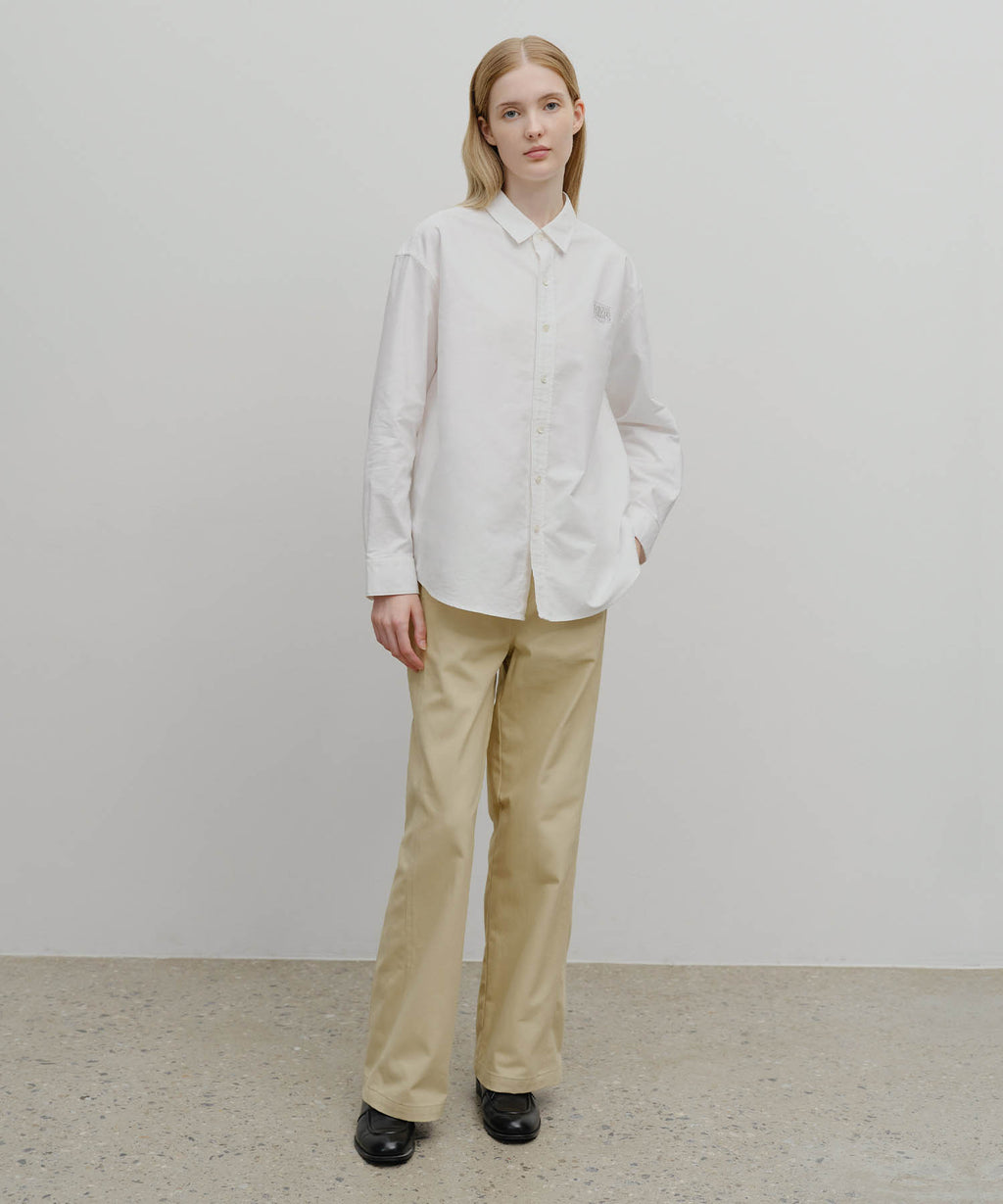 Marithe & Francois Girbaud - Oversized Oxford Shirt (White) product image 5 | TRAB K-Fashion Australia