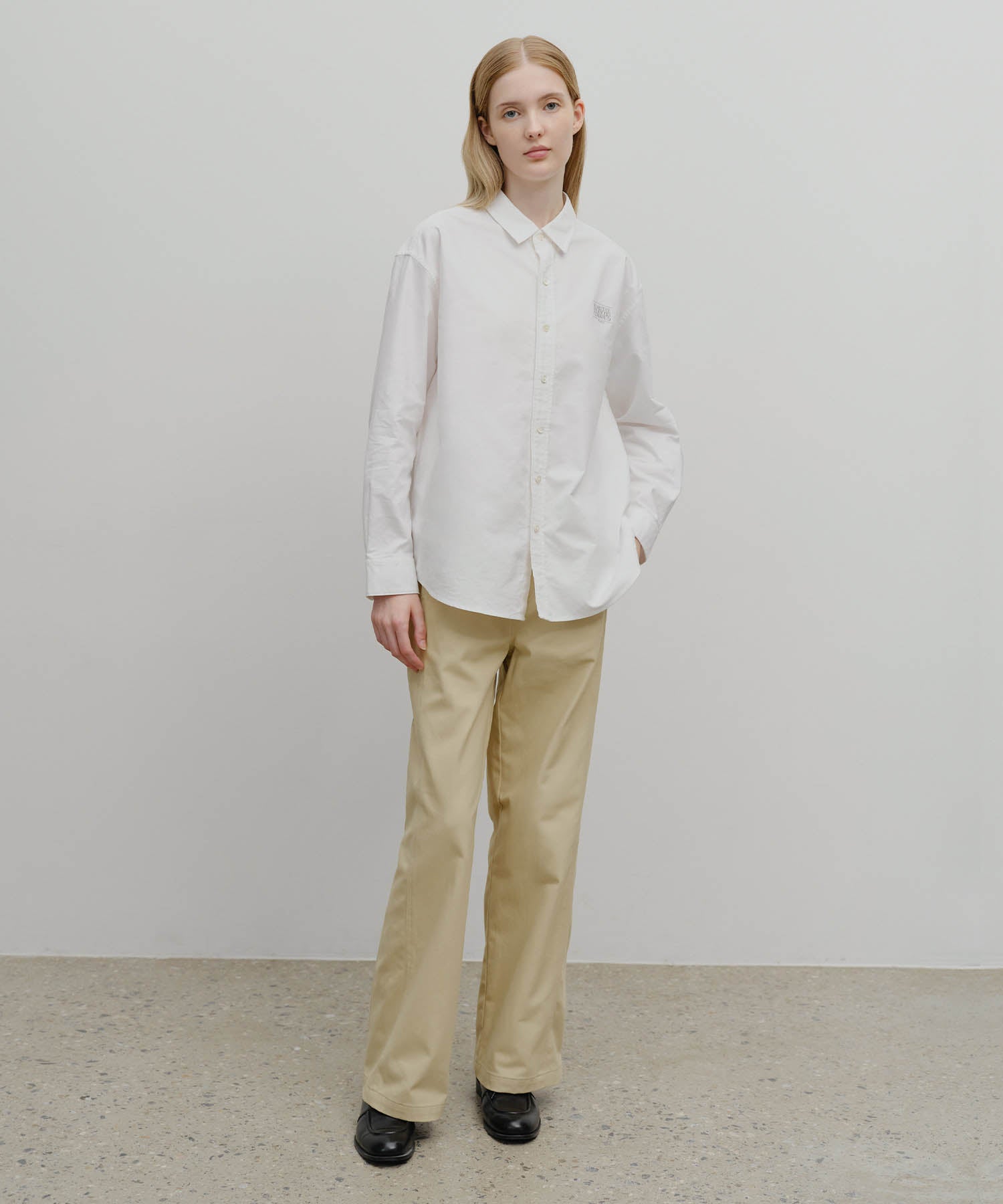 Marithe & Francois Girbaud - Oversized Oxford Shirt (White) product image 5 | TRAB K-Fashion Australia