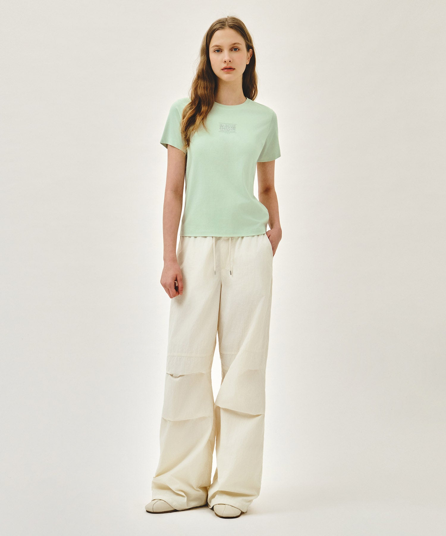 Marithe & Francois Girbaud - Small Classic Logo Tee (Light Green) product image 5 | TRAB K-Fashion Australia