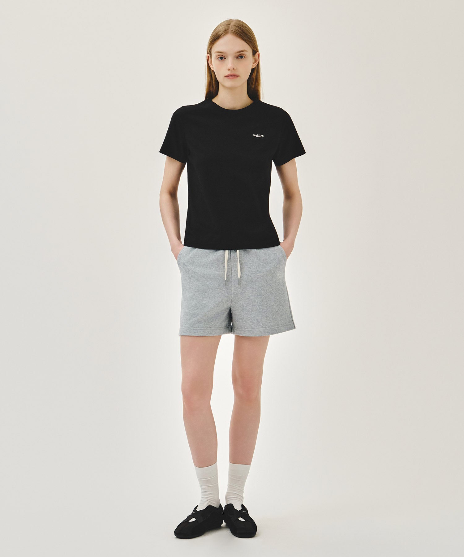 Marithe & Francois Girbaud - Small Regular Logo Tee (Black) product image 5 | TRAB K-Fashion Australia