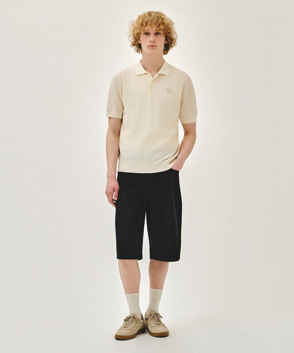 Marithe & Francois Girbaud - Cool Touch Collar Half Knit (Light Beige) product image 5 | TRAB K-Fashion Australia