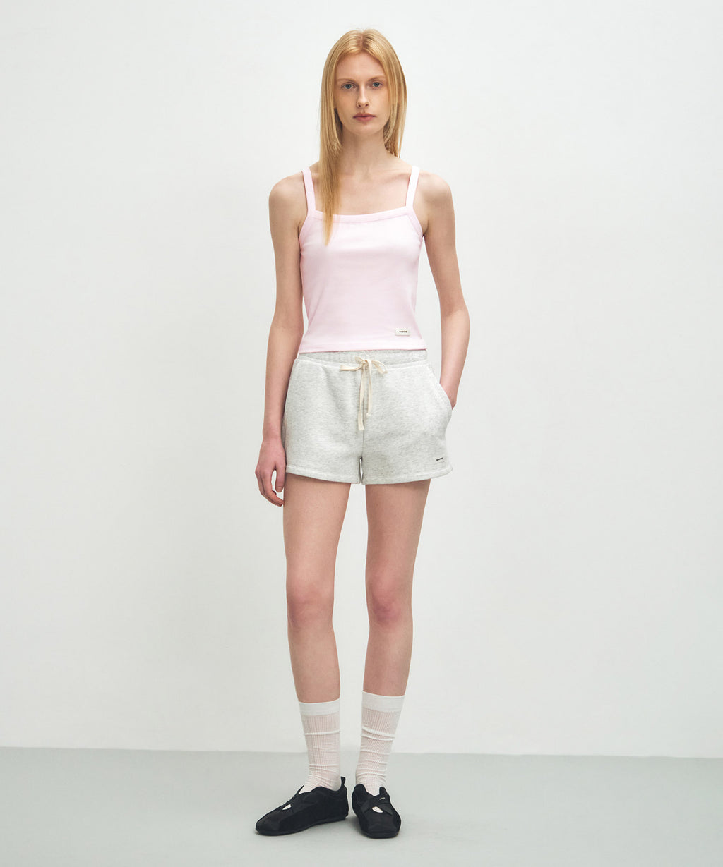 Marithe & Francois Girbaud - Basic String Crop Sleeveless (Light Pink) product image 5 | TRAB K-Fashion Australia