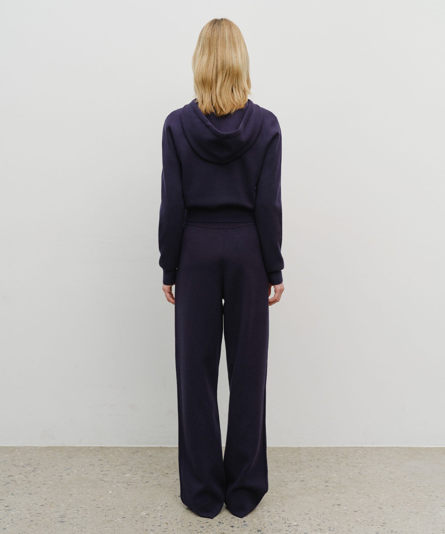Marithe & Francois Girbaud - Classic Logo Knit Pants (Navy) product image 5 | TRAB K-Fashion Australia