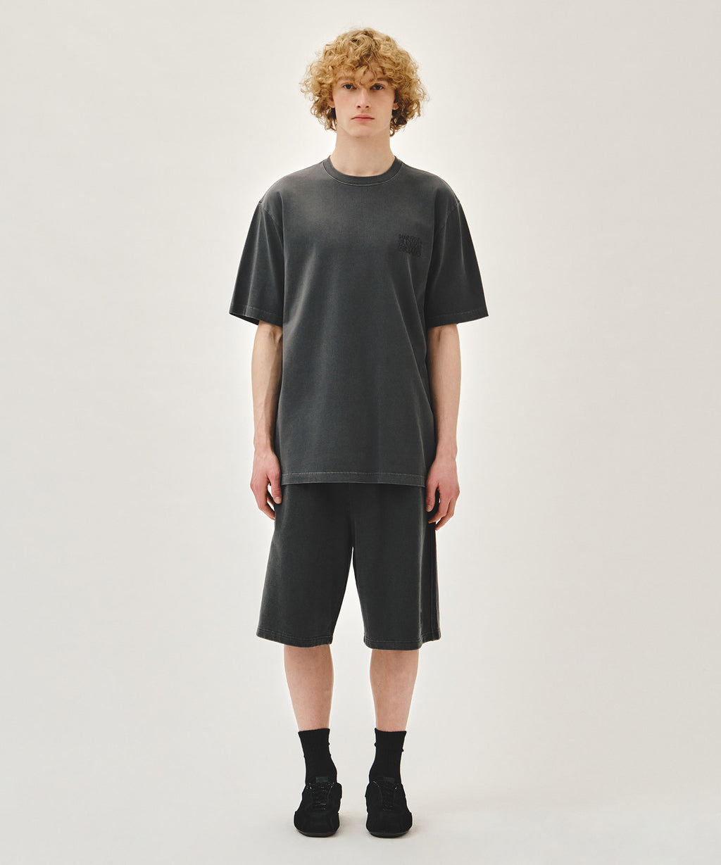 Marithe & Francois Girbaud - Drawing Logo Dyeing Tee (Charcoal) product image 5 | TRAB K-Fashion Australia