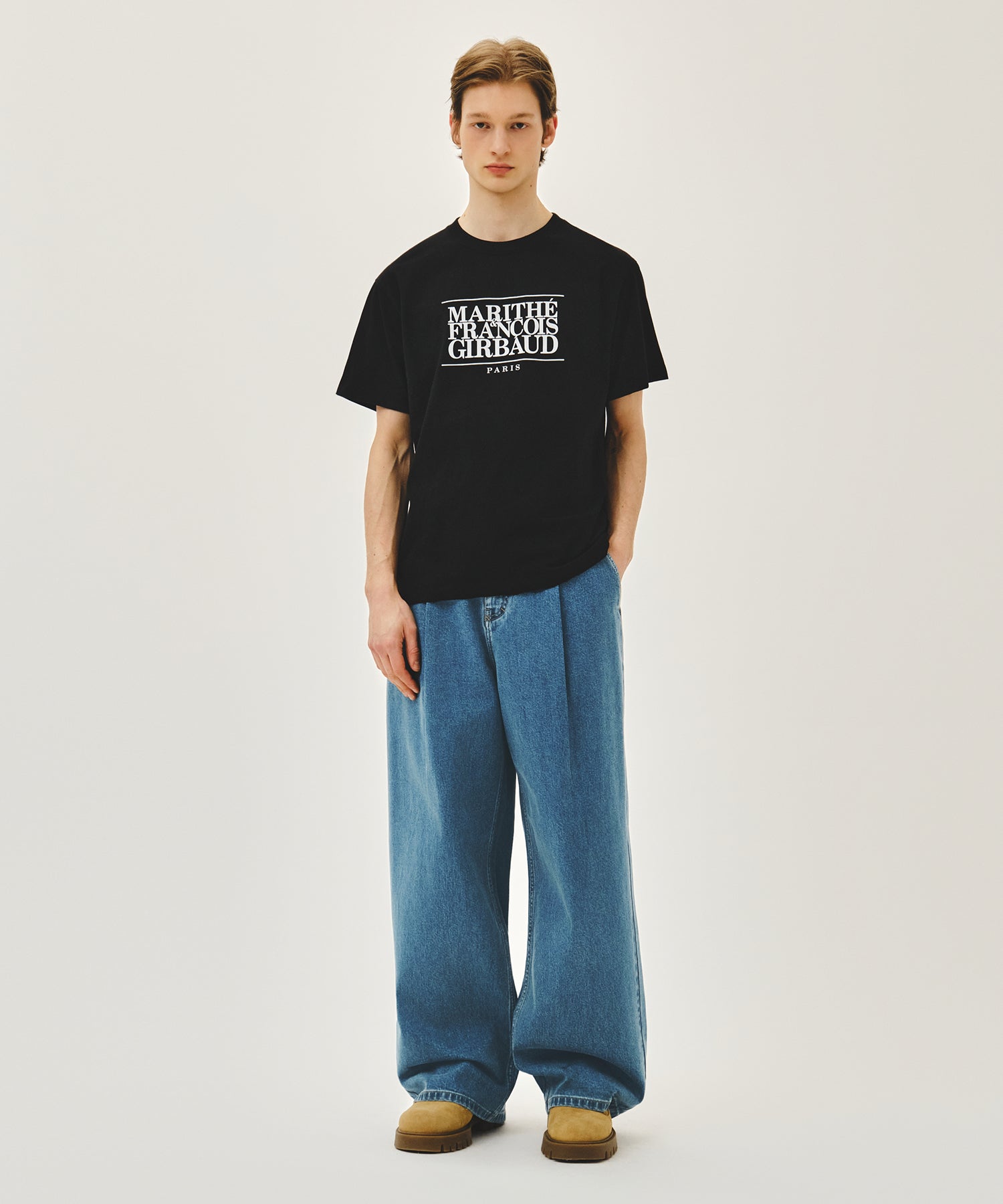 Marithe & Francois Girbaud - Classic Logo Tee (Black) product image 5 | TRAB K-Fashion Australia