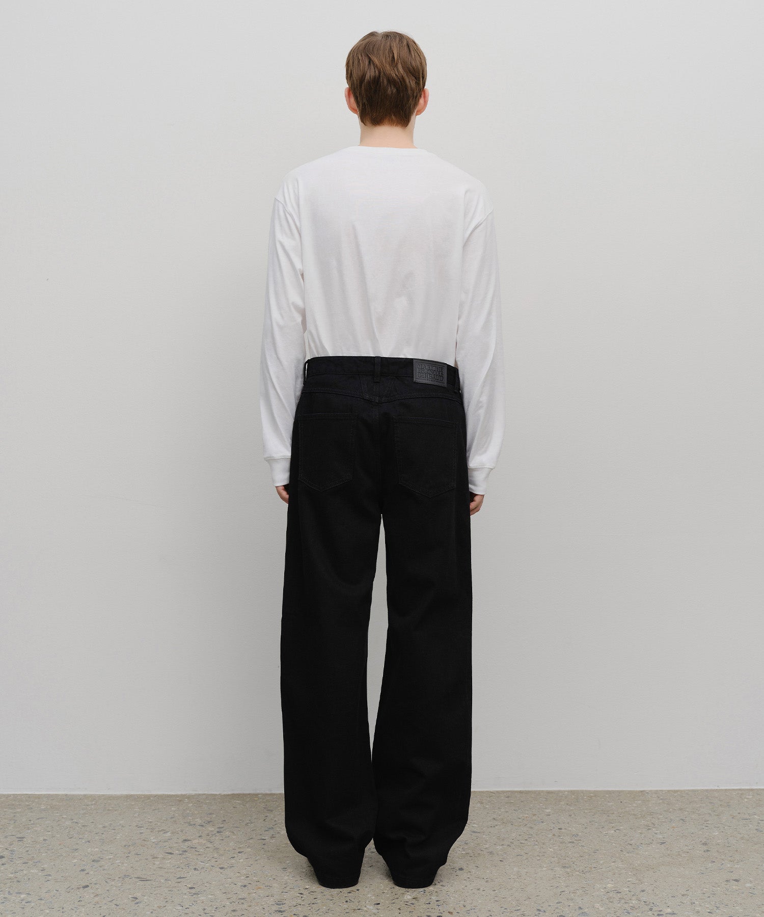 Marithe & Francois Girbaud - High Straight Denim Pants (Black) product image 5 | TRAB K-Fashion Australia