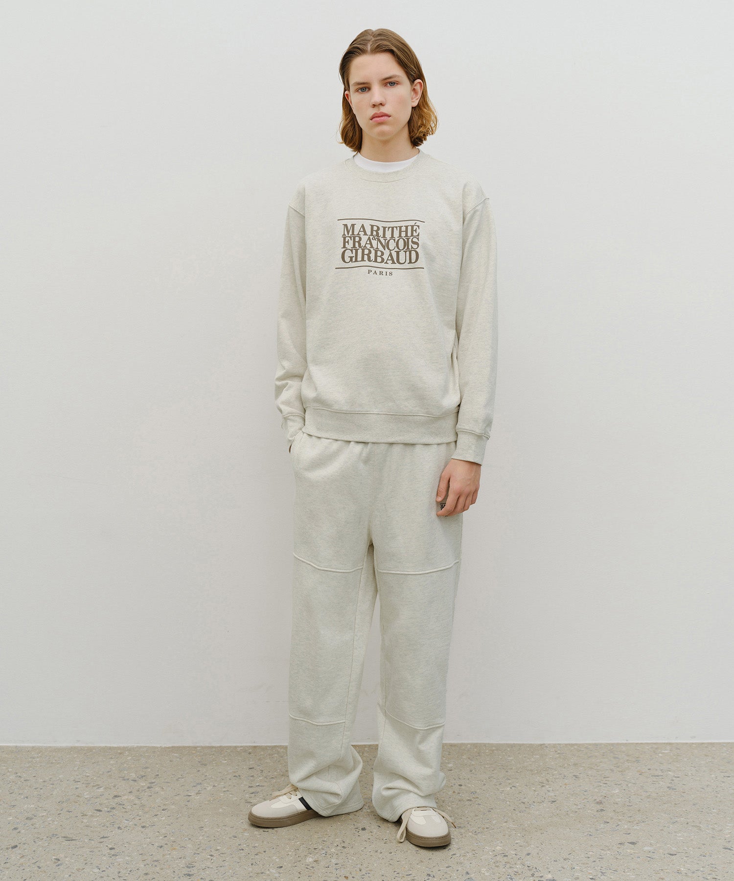 Marithe & Francois Girbaud - Classic Logo Sweatshirt (Oatmeal) product image 5 | TRAB K-Fashion Australia