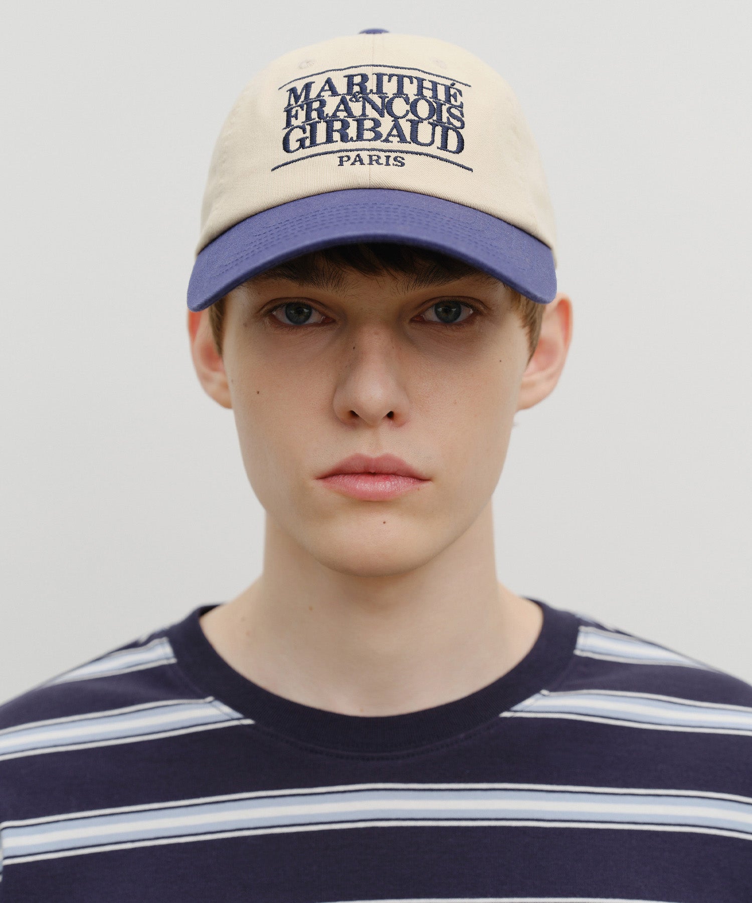 Marithe & Francois Girbaud - Classic Logo 6panel Color Block Cap (Navy) product image 5 | TRAB K-Fashion Australia