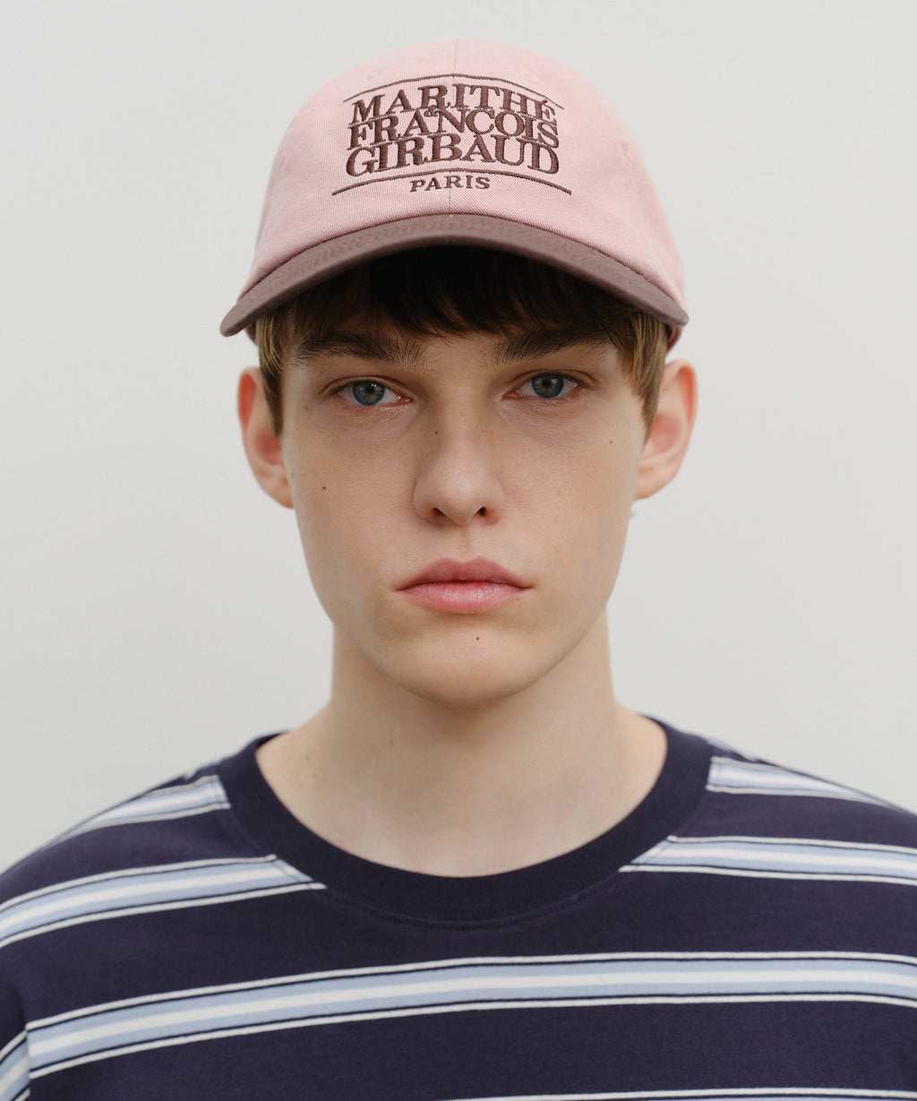 Marithe & Francois Girbaud - Classic Logo 6panel Color Block Cap (Dark Brown) product image 5 | TRAB K-Fashion Australia