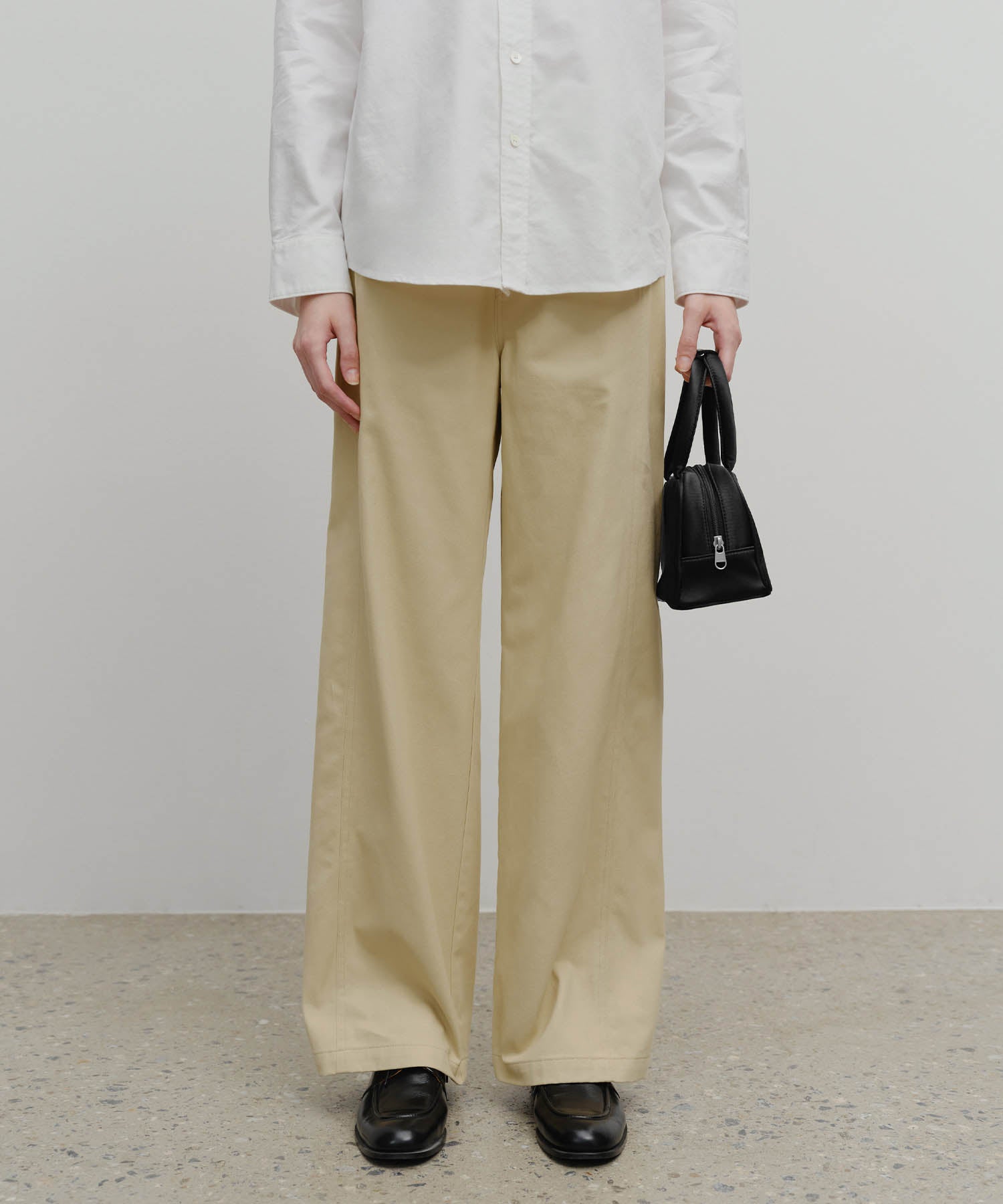 Marithe & Francois Girbaud - Regular Logo Satin Mini Tote Bag (Black) product image 5 | TRAB K-Fashion Australia