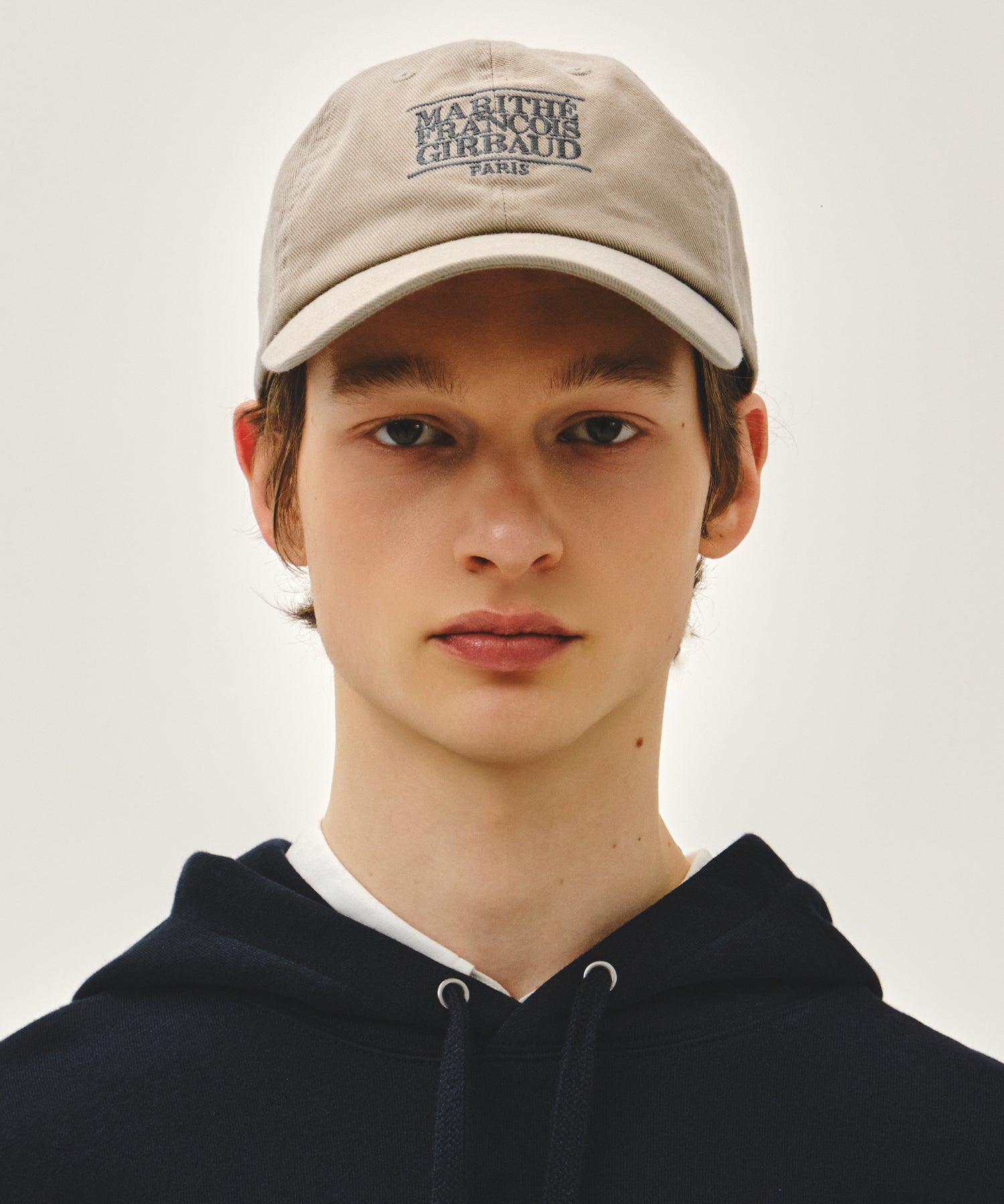 Marithe & Francois Girbaud - Small Classic Logo Cap (Dark Beige) product image 5 | TRAB K-Fashion Australia