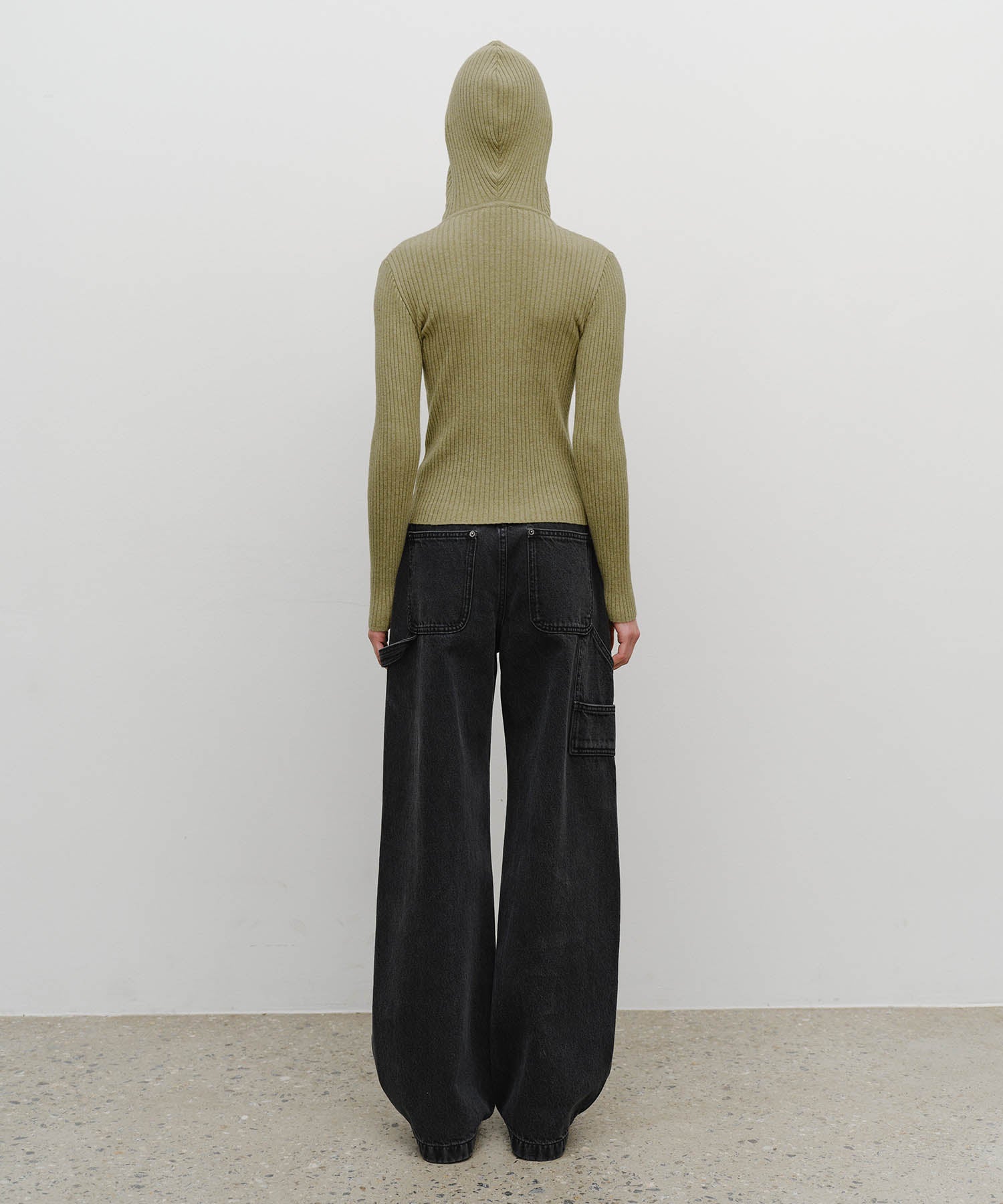 Marithe & Francois Girbaud - Carpenter Denim Pants (Black) product image 5 | TRAB K-Fashion Australia