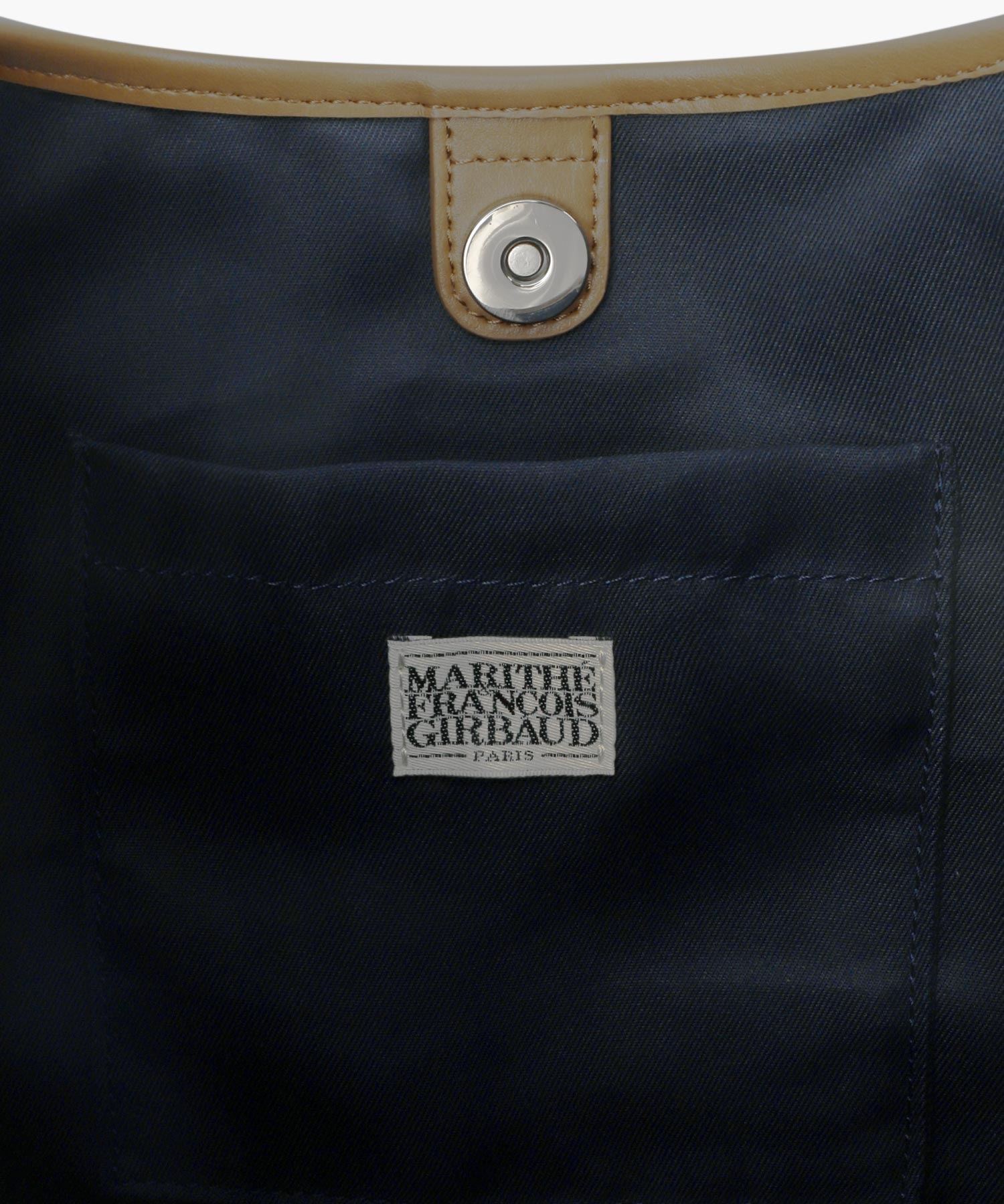 Marithe & Francois Girbaud - Classic Logo One Shoulder Bucket Bag (Dark Blue) product image 5 | TRAB K-Fashion Australia