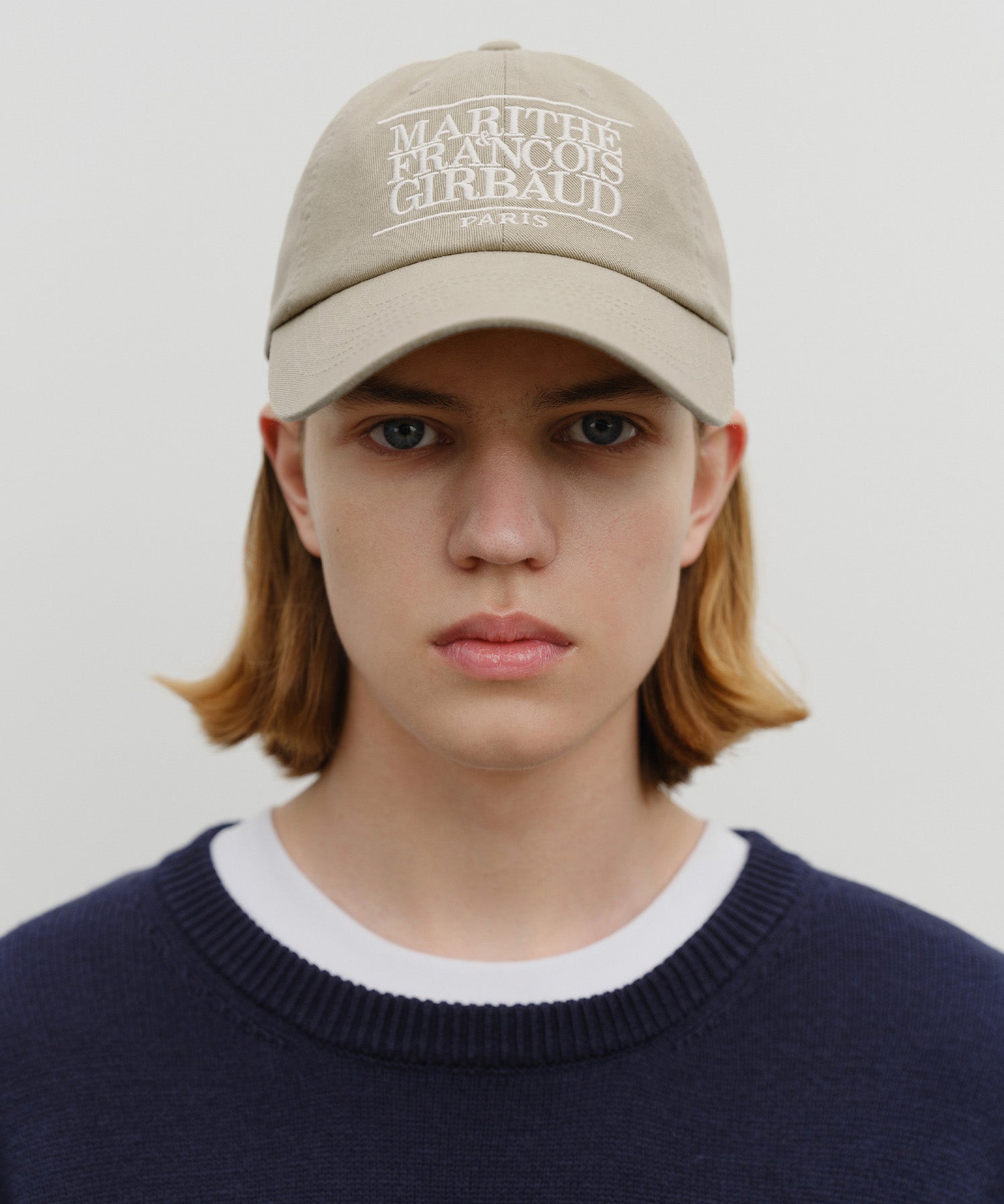 Marithe & Francois Girbaud - Classic Logo Cap (Beige) product image 5 | TRAB K-Fashion Australia