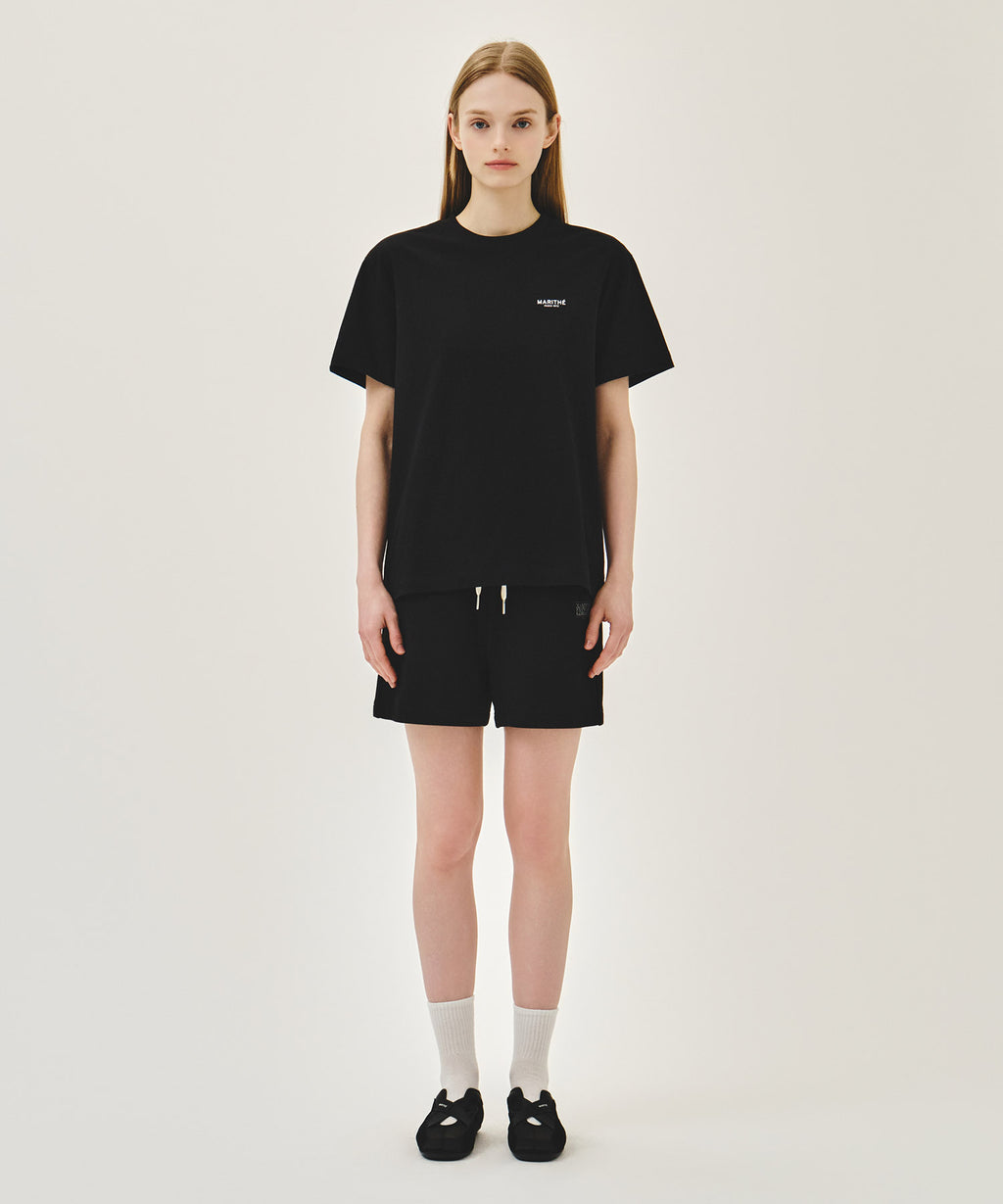 Marithe & Francois Girbaud - Small Regular Logo Tee (Black) product image 5 | TRAB K-Fashion Australia