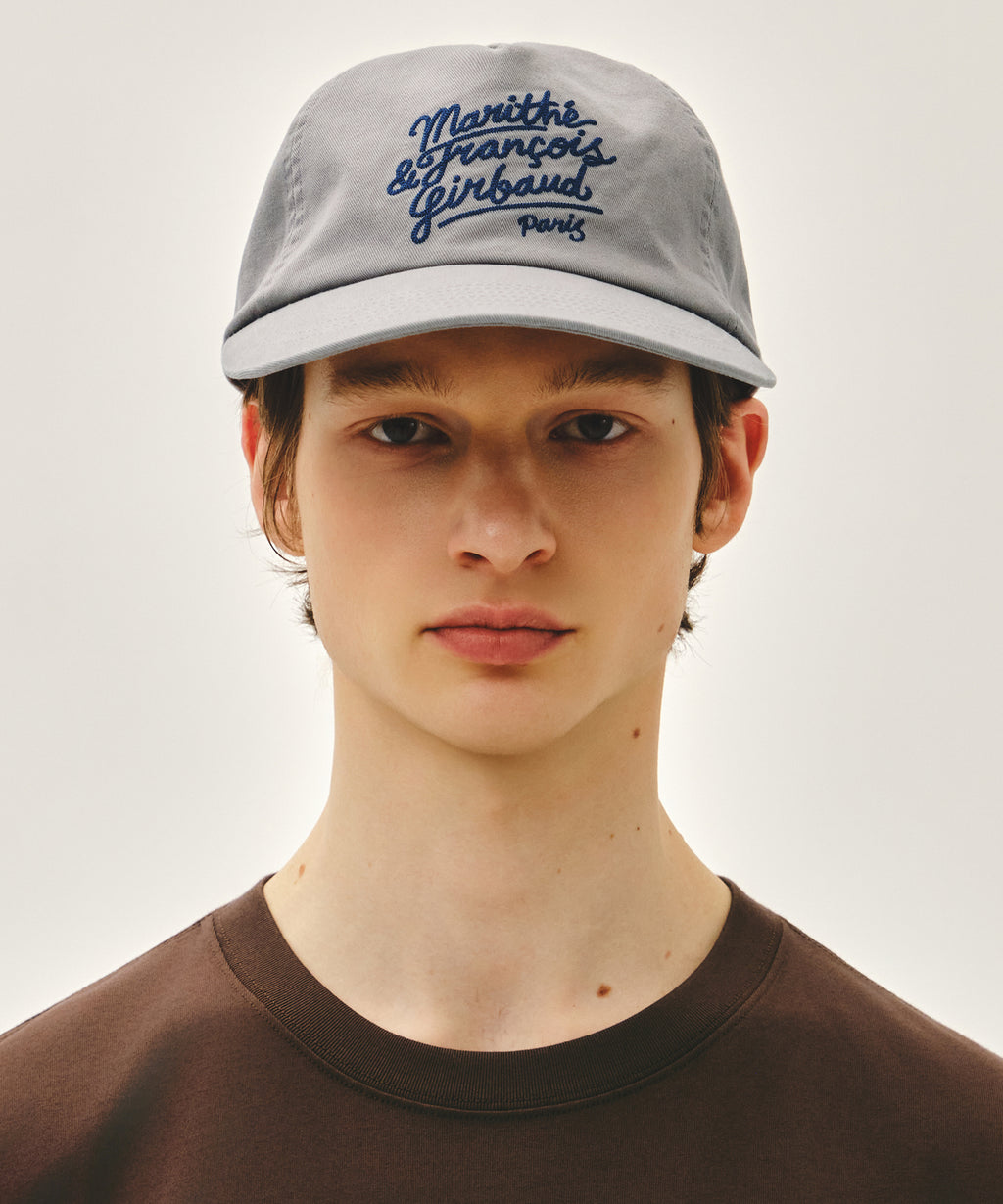 Marithe & Francois Girbaud - Drawing Logo 5panel Cap (Gray) product image 5 | TRAB K-Fashion Australia