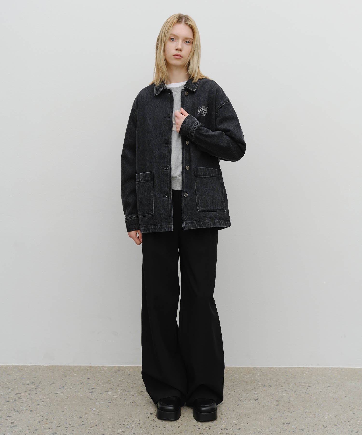 Marithe & Francois Girbaud - French Denim Work Jacket (Black) product image 5 | TRAB K-Fashion Australia