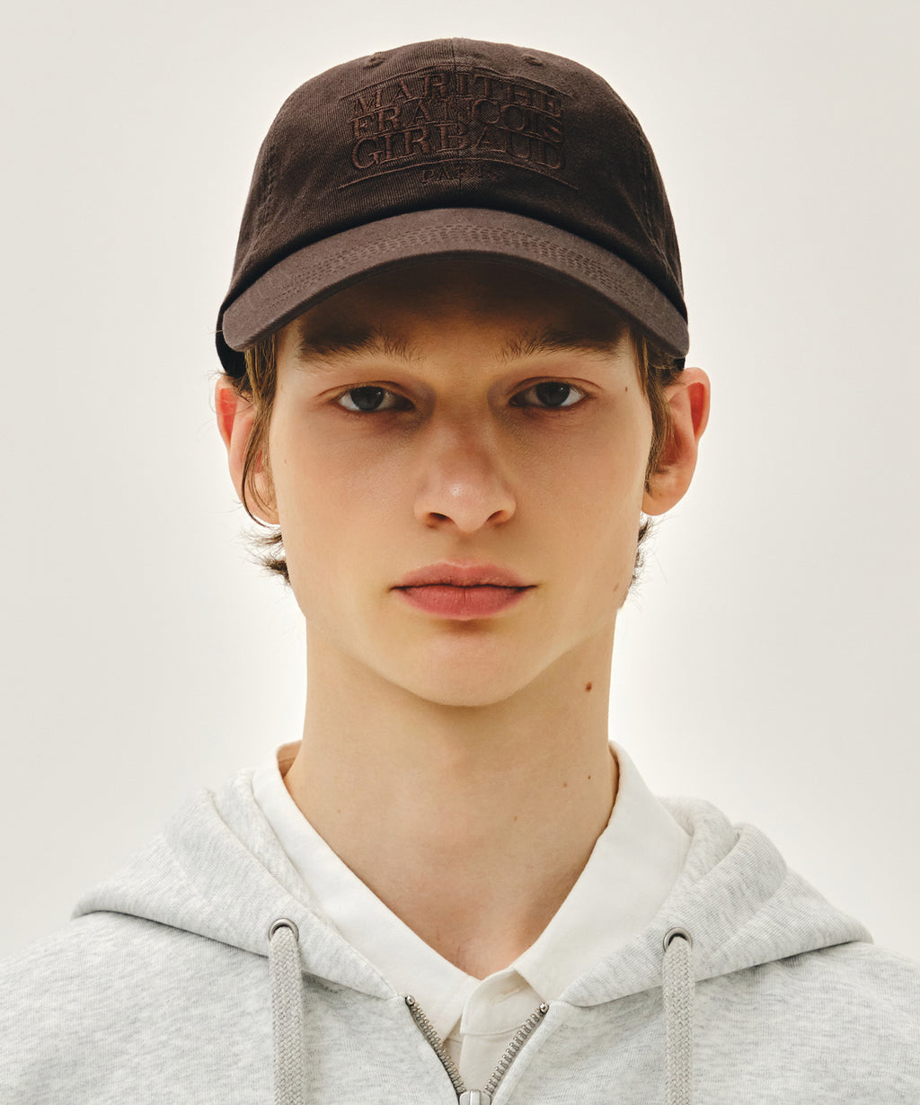 Marithe & Francois Girbaud - Classic Logo Covered Cap (Dark Brown) product image 5 | TRAB K-Fashion Australia