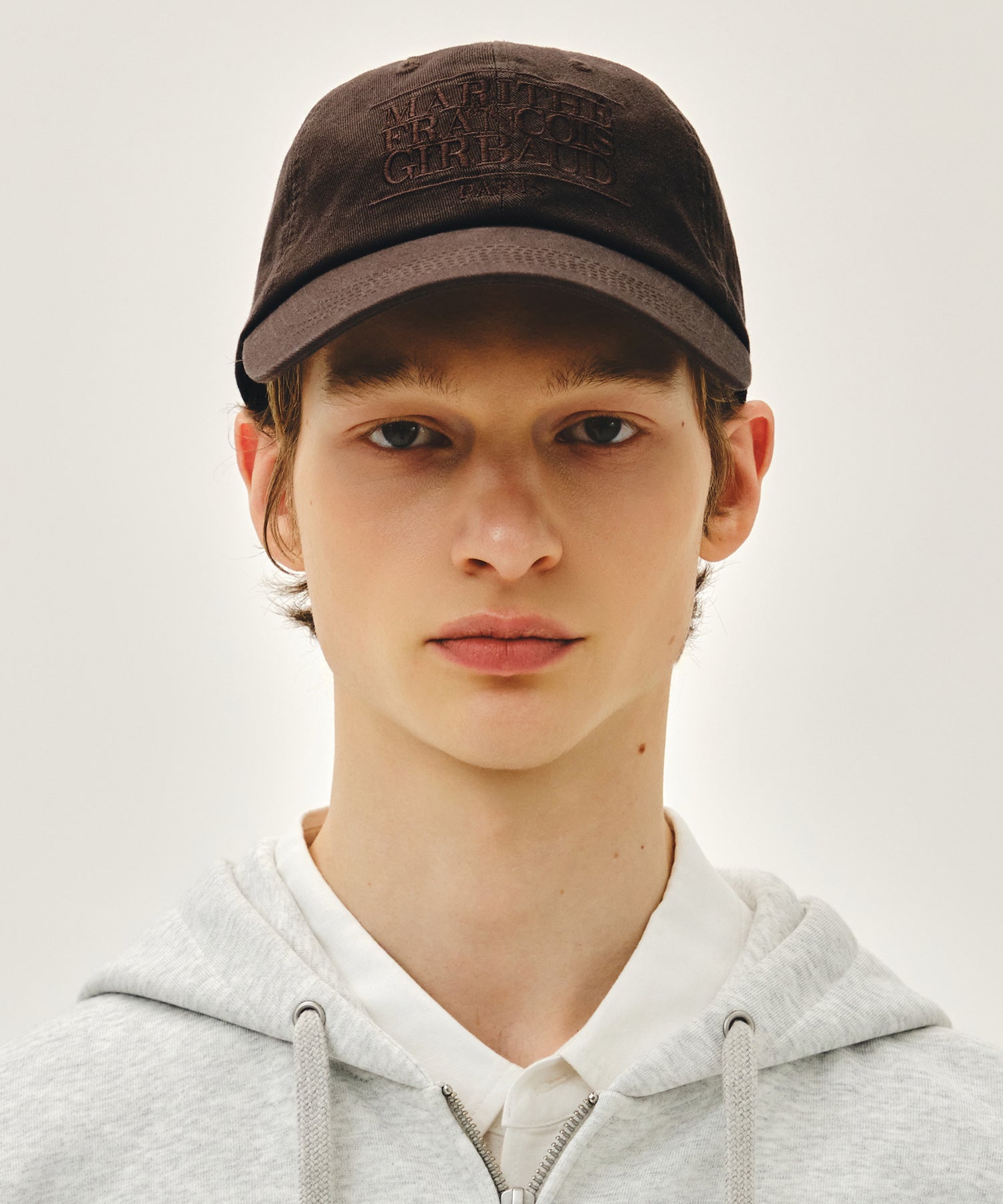 Marithe & Francois Girbaud - Classic Logo Covered Cap (Dark Brown) product image 5 | TRAB K-Fashion Australia