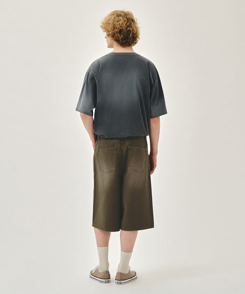 Marithe & Francois Girbaud - Bermuda Denim Pants (Brown) product image 5 | TRAB K-Fashion Australia