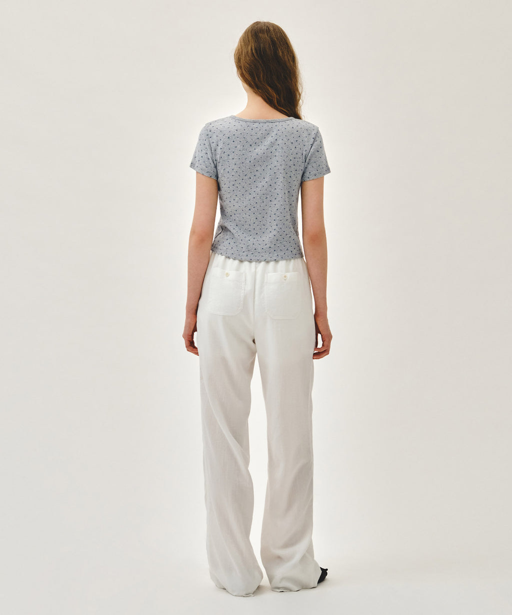Marithe & Francois Girbaud - Marine Easy Pants (White) product image 5 | TRAB K-Fashion Australia