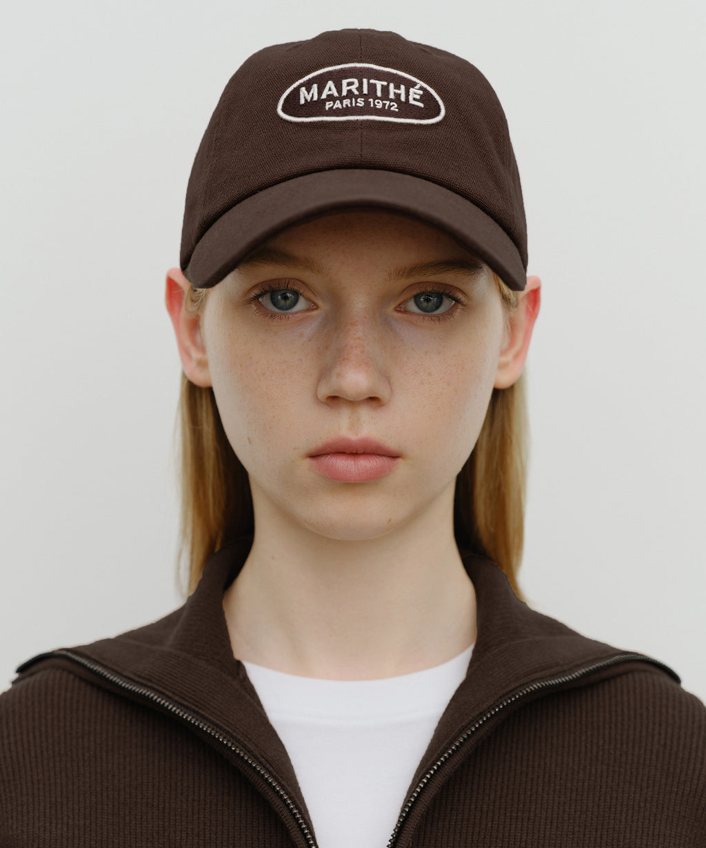 Marithe & Francois Girbaud - Oval Regular Logo Cap (Brown) product image 5 | TRAB K-Fashion Australia