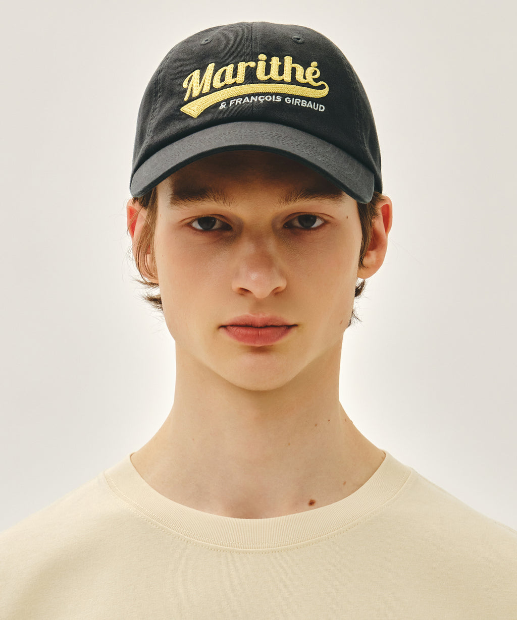 Marithe & Francois Girbaud - Vintage Baseball Graphic Cap (Gray) product image 5 | TRAB K-Fashion Australia