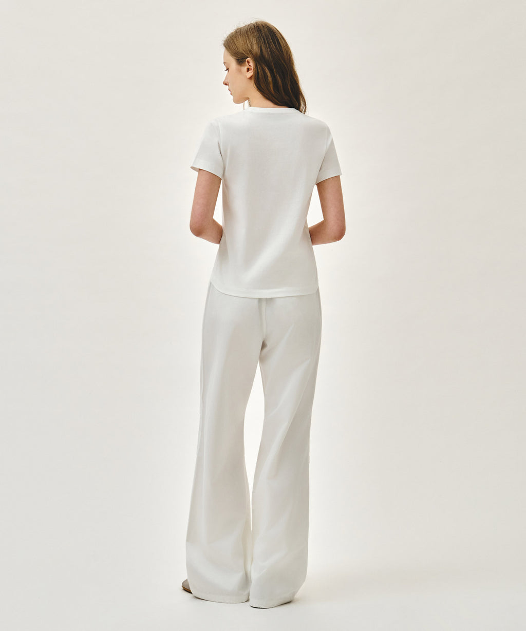 Marithe & Francois Girbaud - Summer Wide Fit Denim Pants (White) product image 8 | TRAB K-Fashion Australia