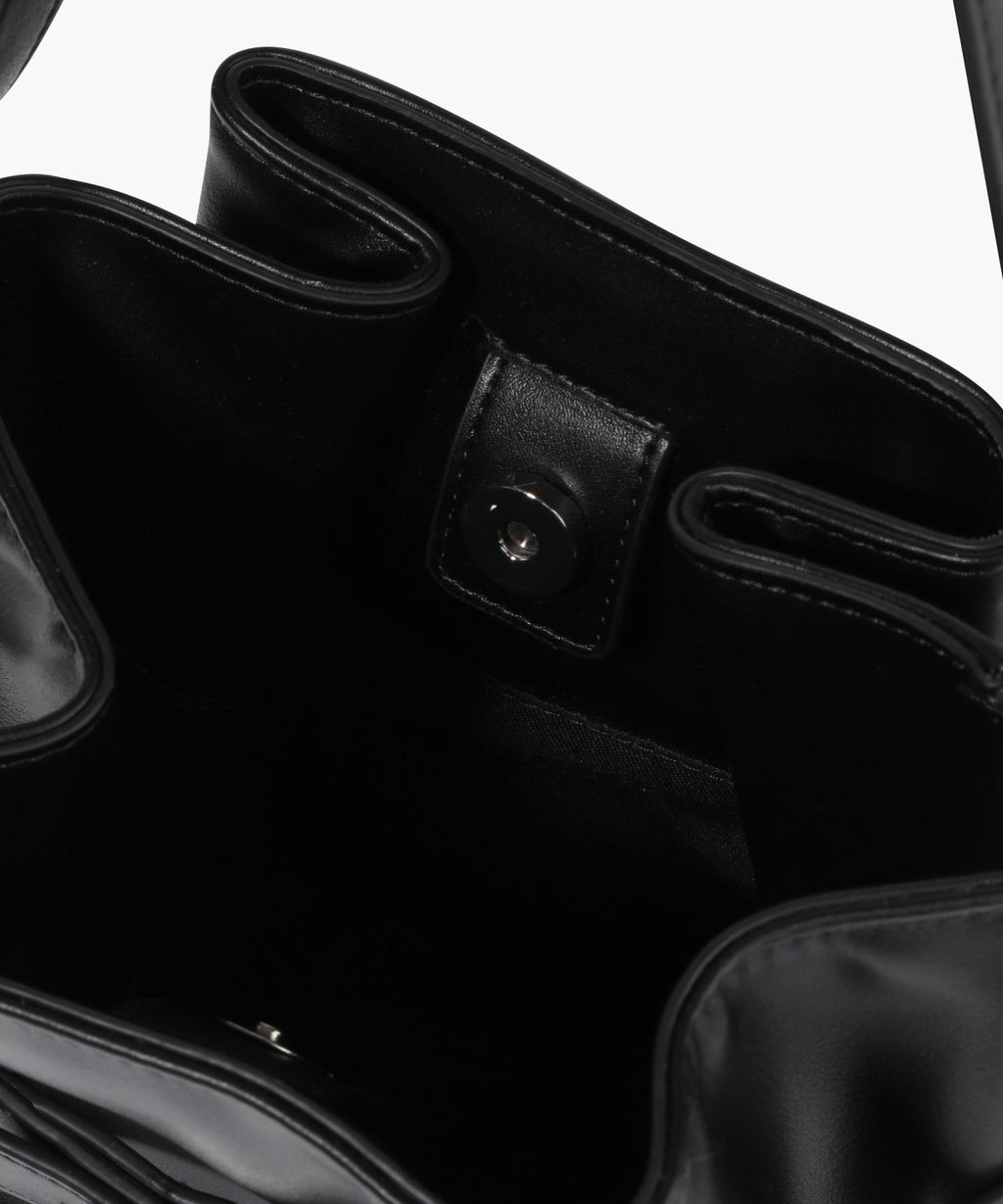 Marithe & Francois Girbaud - Buckle Strap Bucket Bag (Black) product image 5 | TRAB K-Fashion Australia