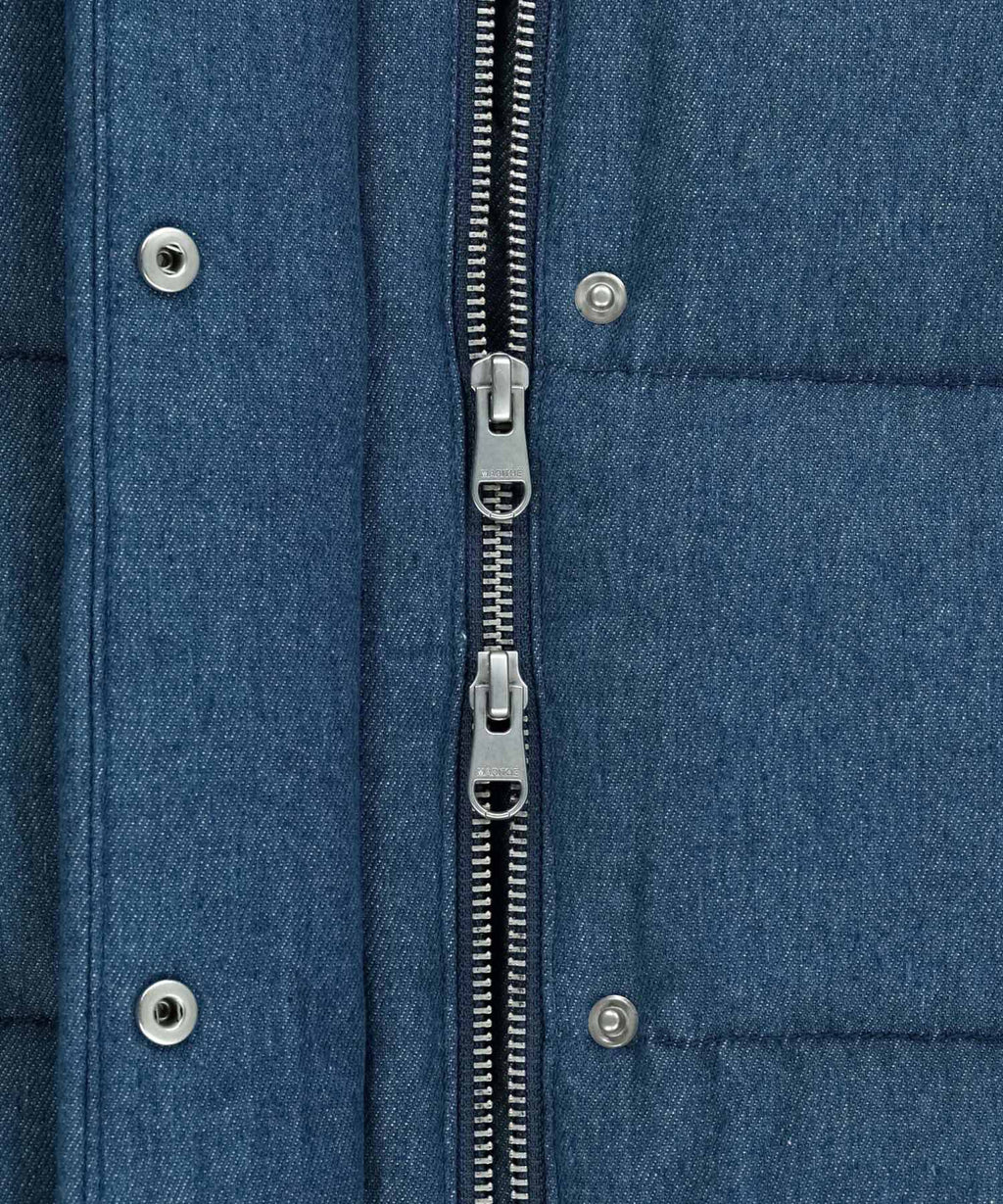 Marithe & Francois Girbaud - Denim Crop Down Jacket (Blue) product image 9 | TRAB K-Fashion Australia