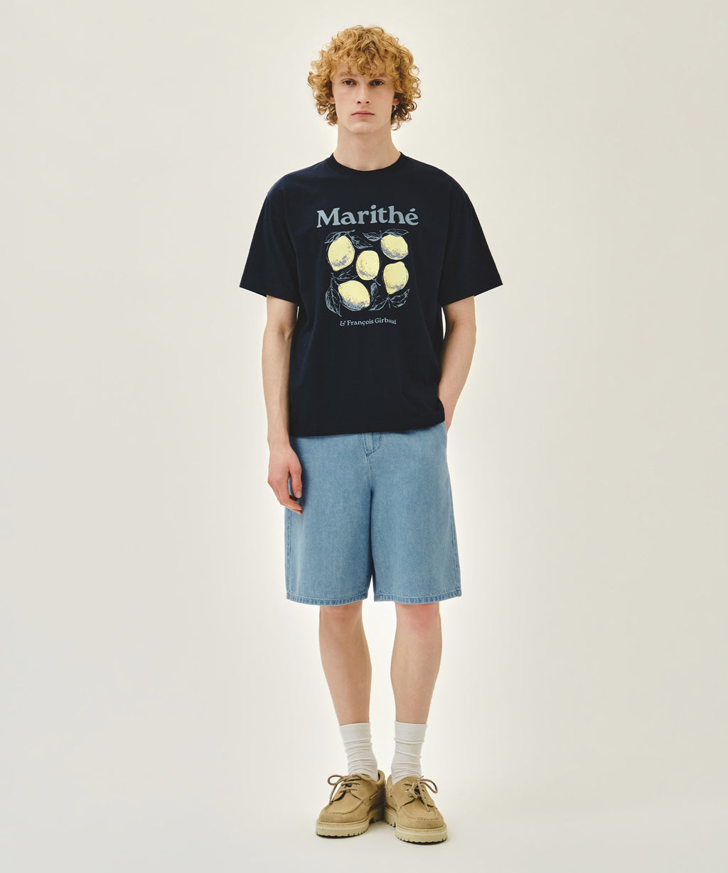 Marithe & Francois Girbaud - Aerocool Lemon Graphic Tee (Navy) product image 5 | TRAB K-Fashion Australia