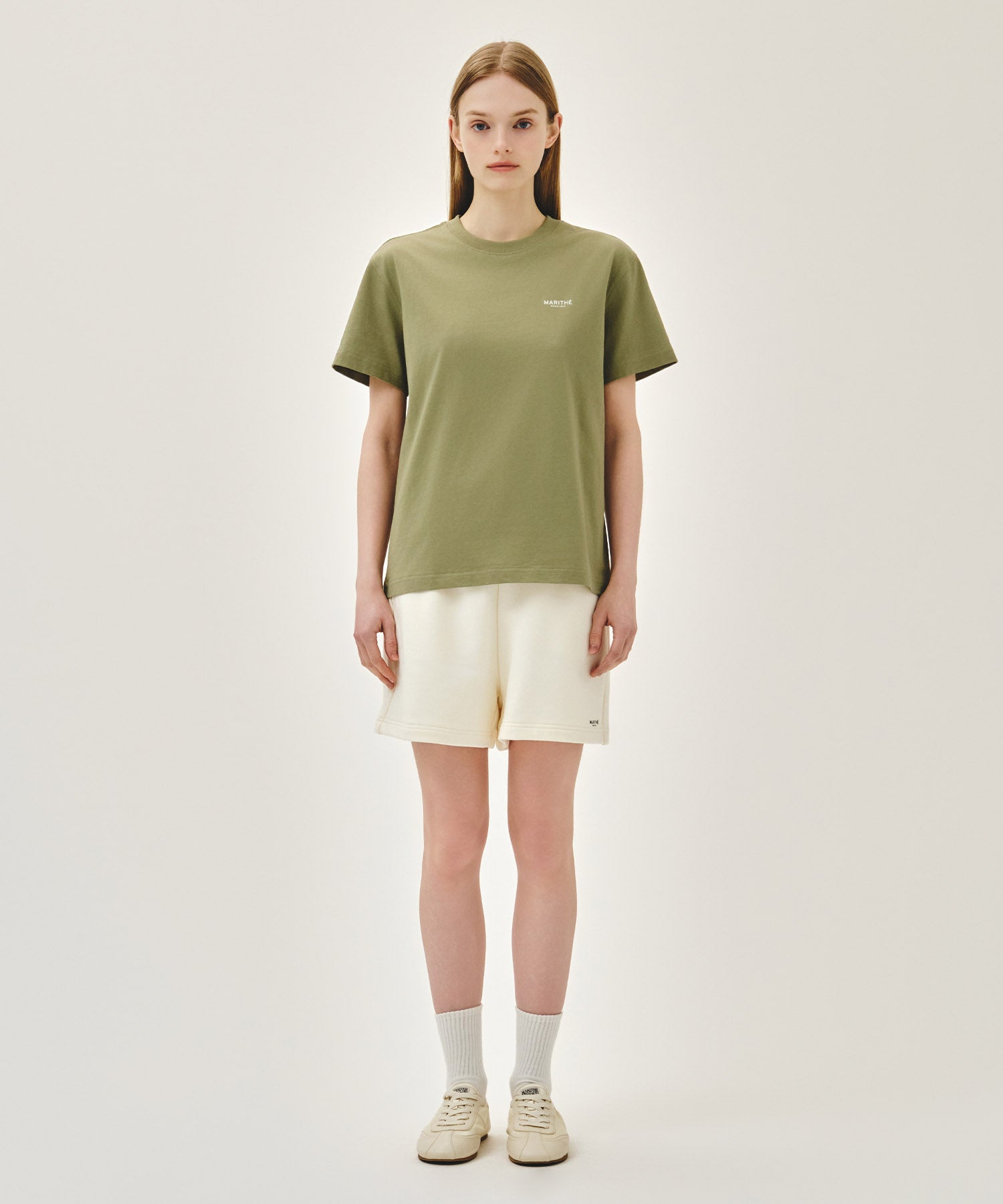 Marithe & Francois Girbaud - Small Regular Logo Tee (Khaki) product image 5 | TRAB K-Fashion Australia
